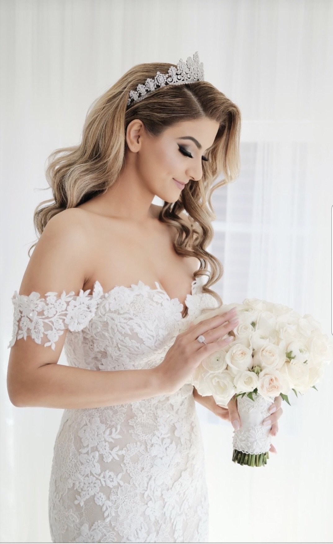 EDEN LUXE Bridal Tiara Petite PERSEPHONE Royal Bridal Crown