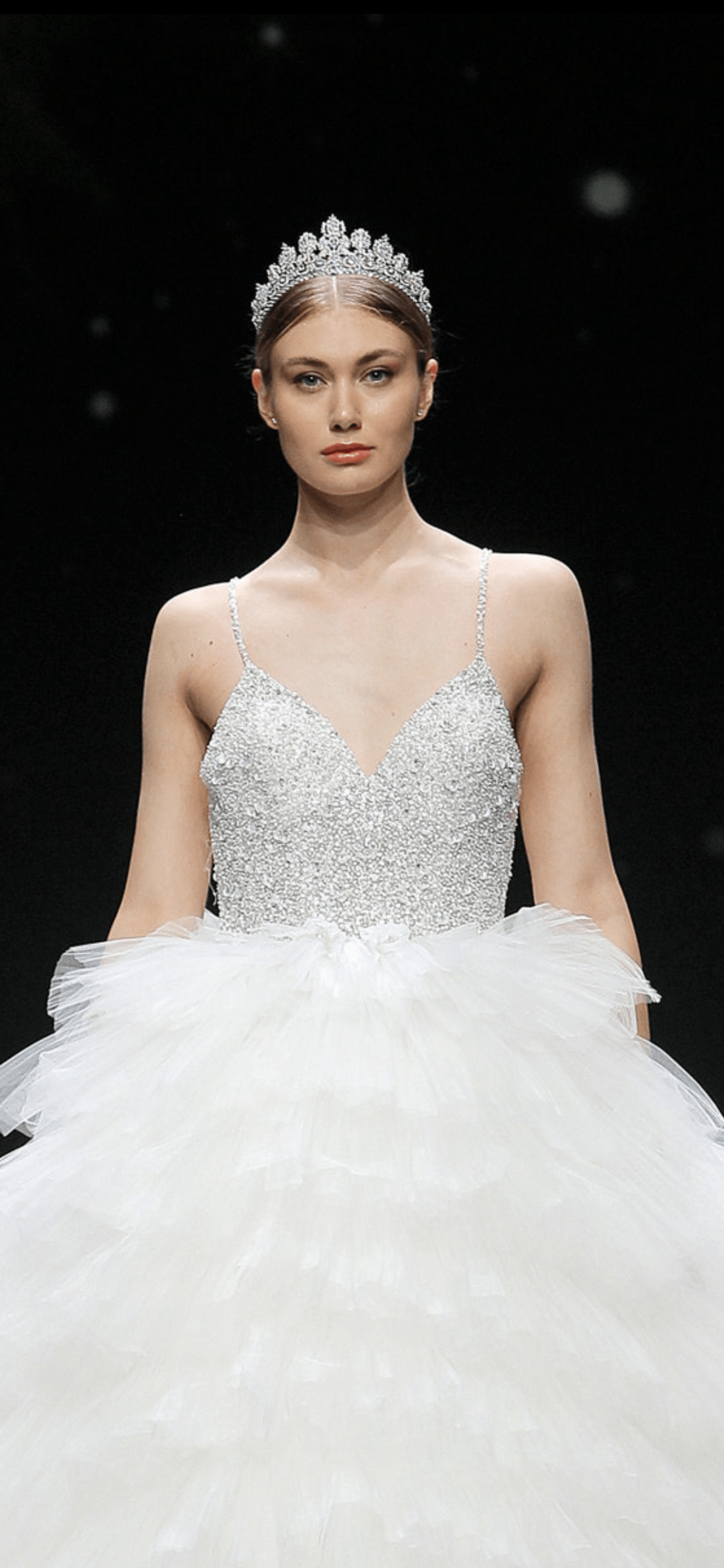 EDEN LUXE Bridal Tiara Petite PERSEPHONE Royal Bridal Crown