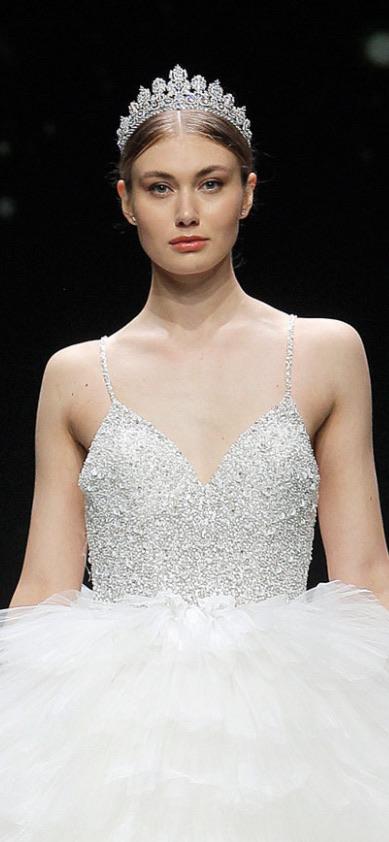 EDEN LUXE Bridal Tiara Petite PERSEPHONE Royal Bridal Crown