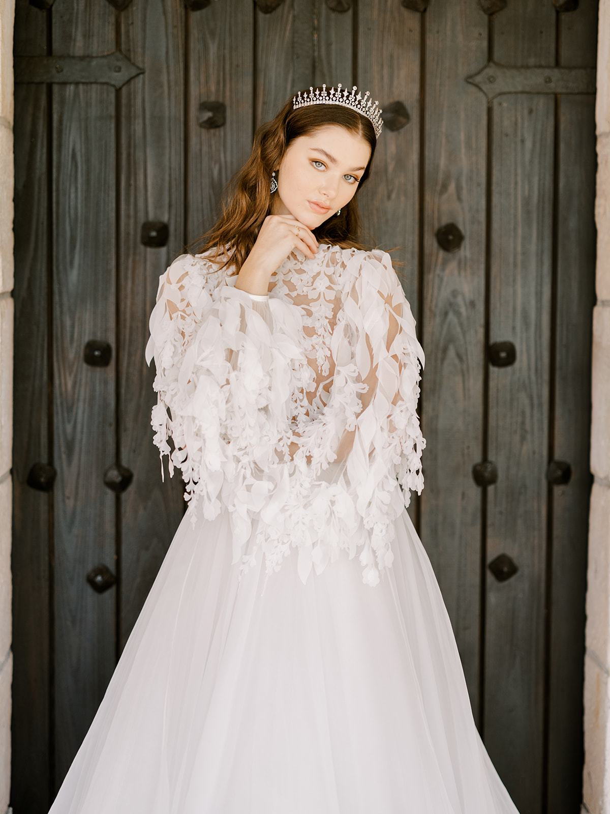 EDEN LUXE Bridal Tiara PHILLIPA Simulated Diamond Bridal Tiara