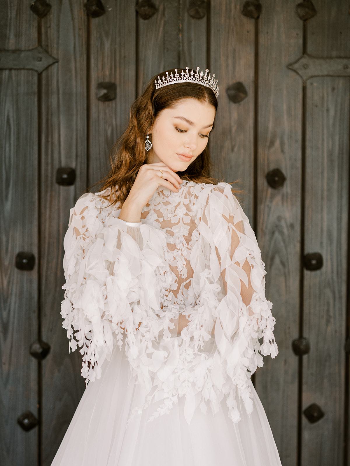 EDEN LUXE Bridal Tiara PHILLIPA Simulated Diamond Bridal Tiara