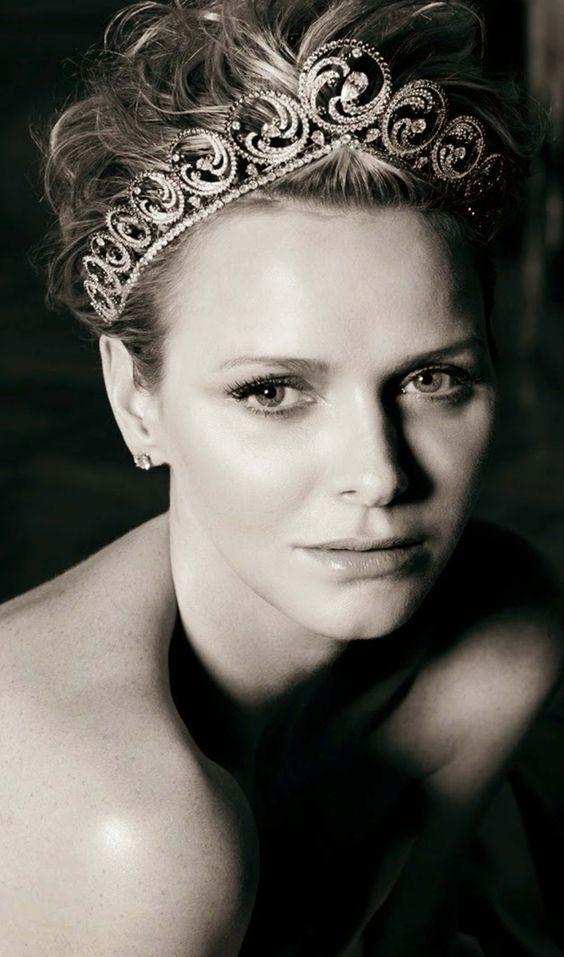 EDEN LUXE Bridal Tiara PRINCESS CHARLENE OCEAN Bridal Tiara