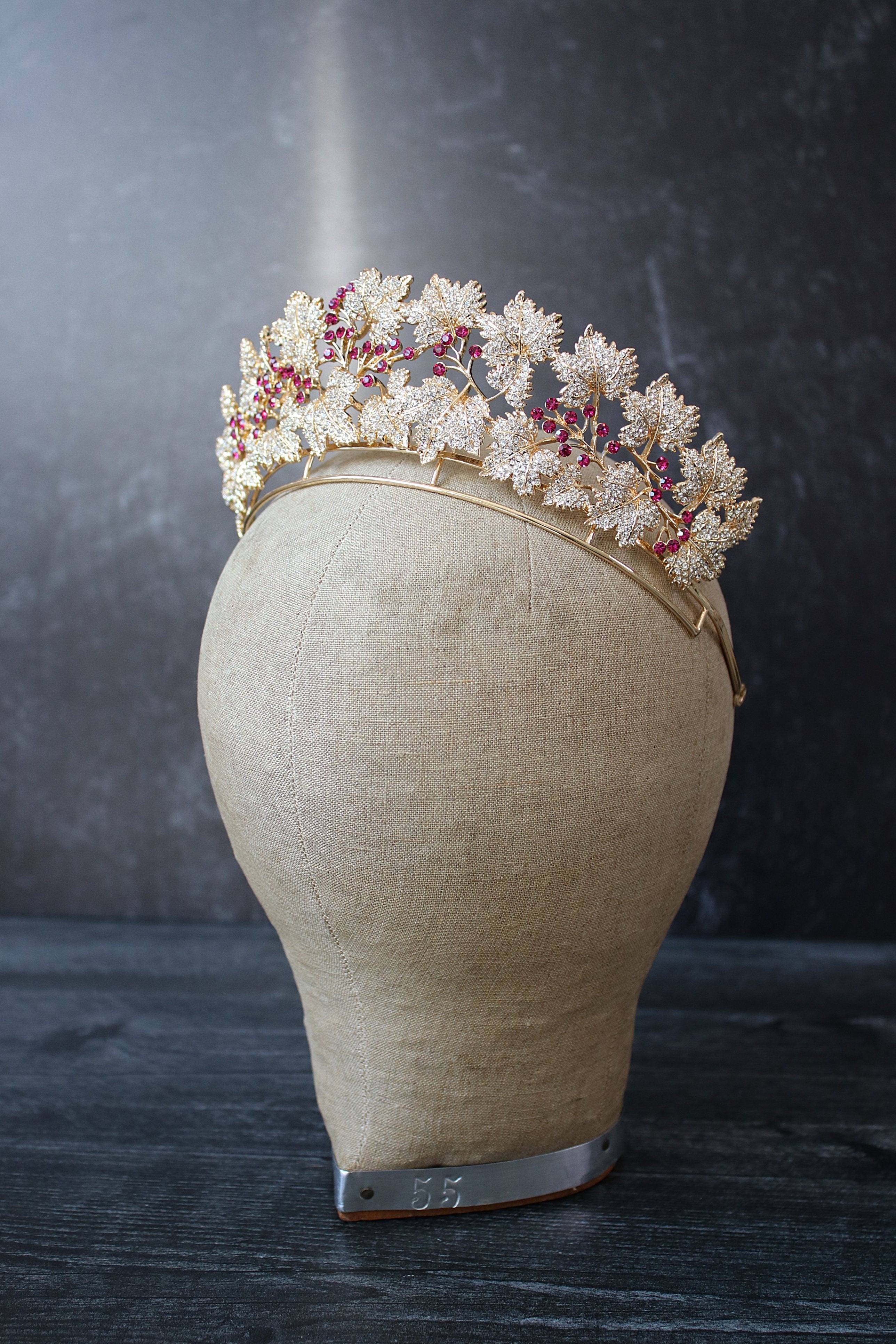 EDEN LUXE Bridal Tiara PRINCESS MARY Danish Ruby Bridal Tiara