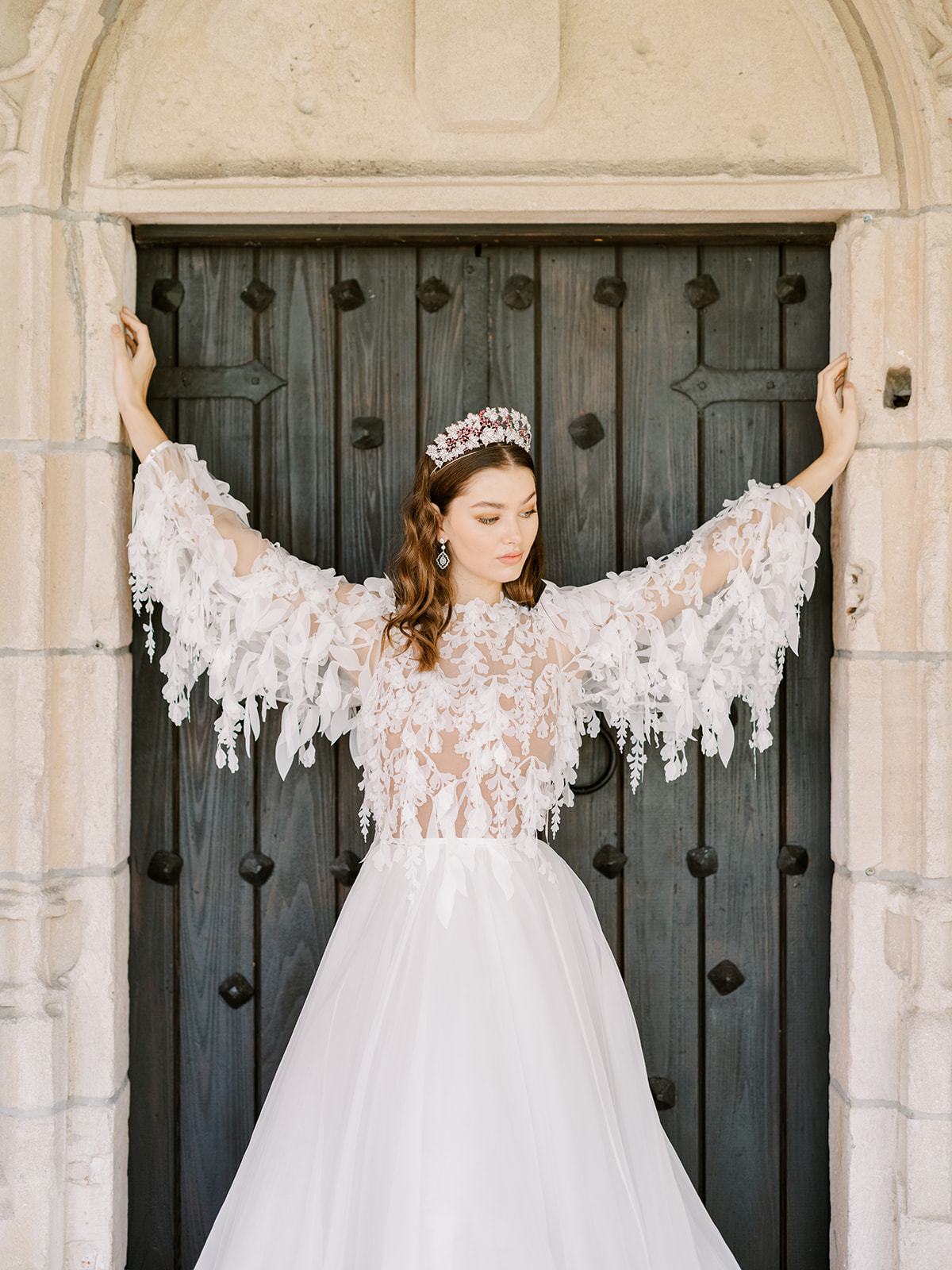 EDEN LUXE Bridal Tiara PRINCESS MARY Danish Ruby Bridal Tiara