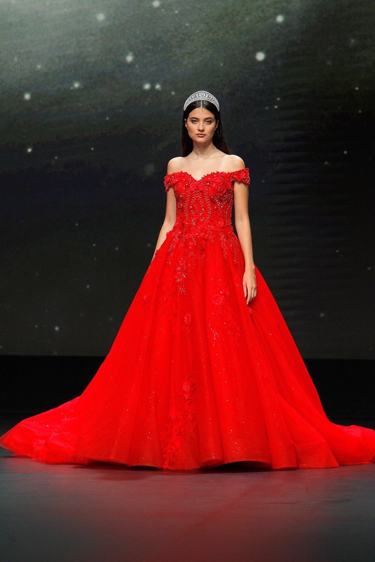 EDEN LUXE Bridal Tiara QUINN Simulated Diamond Bridal Tiara