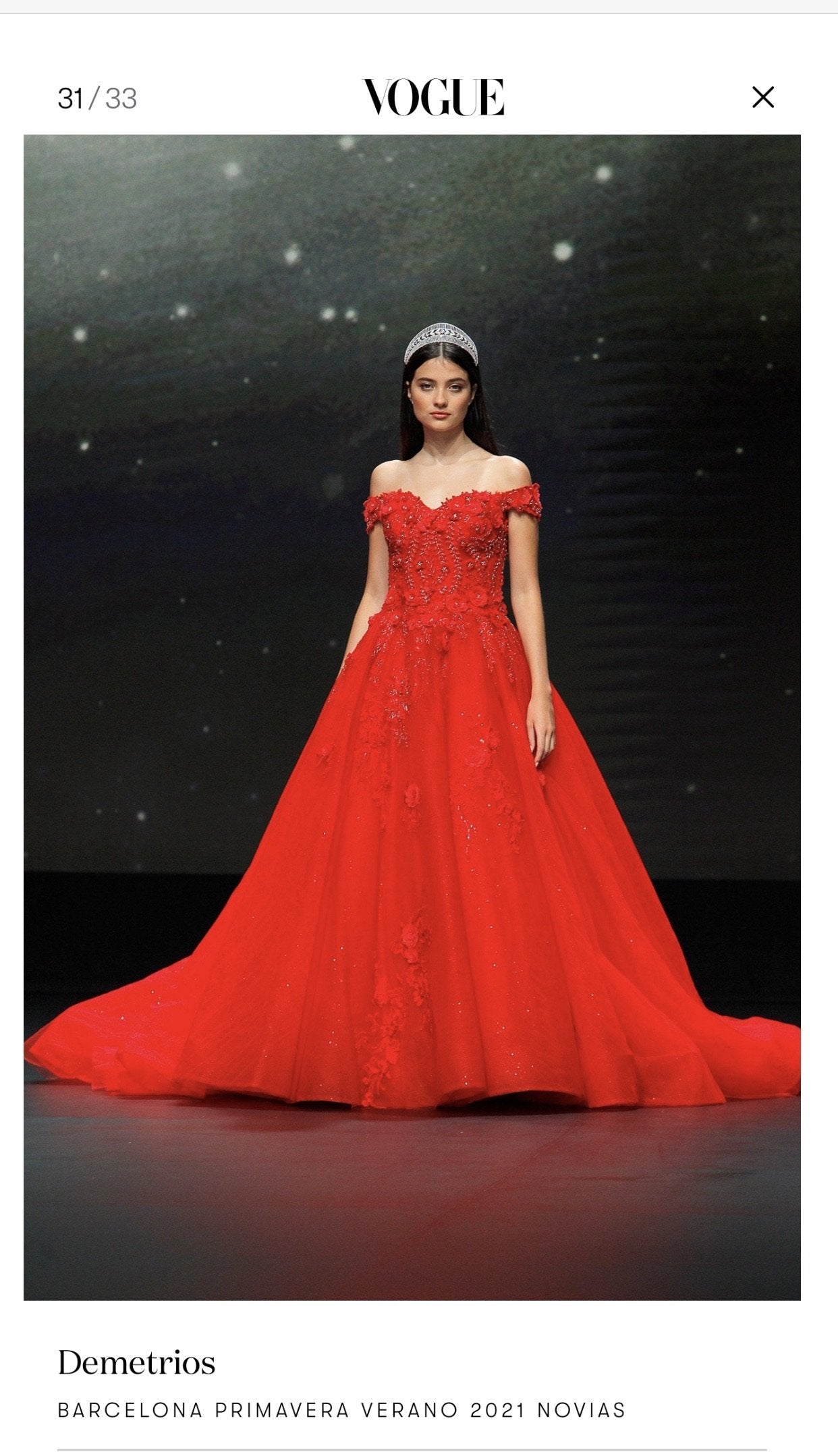 EDEN LUXE Bridal Tiara QUINN Simulated Diamond Bridal Tiara