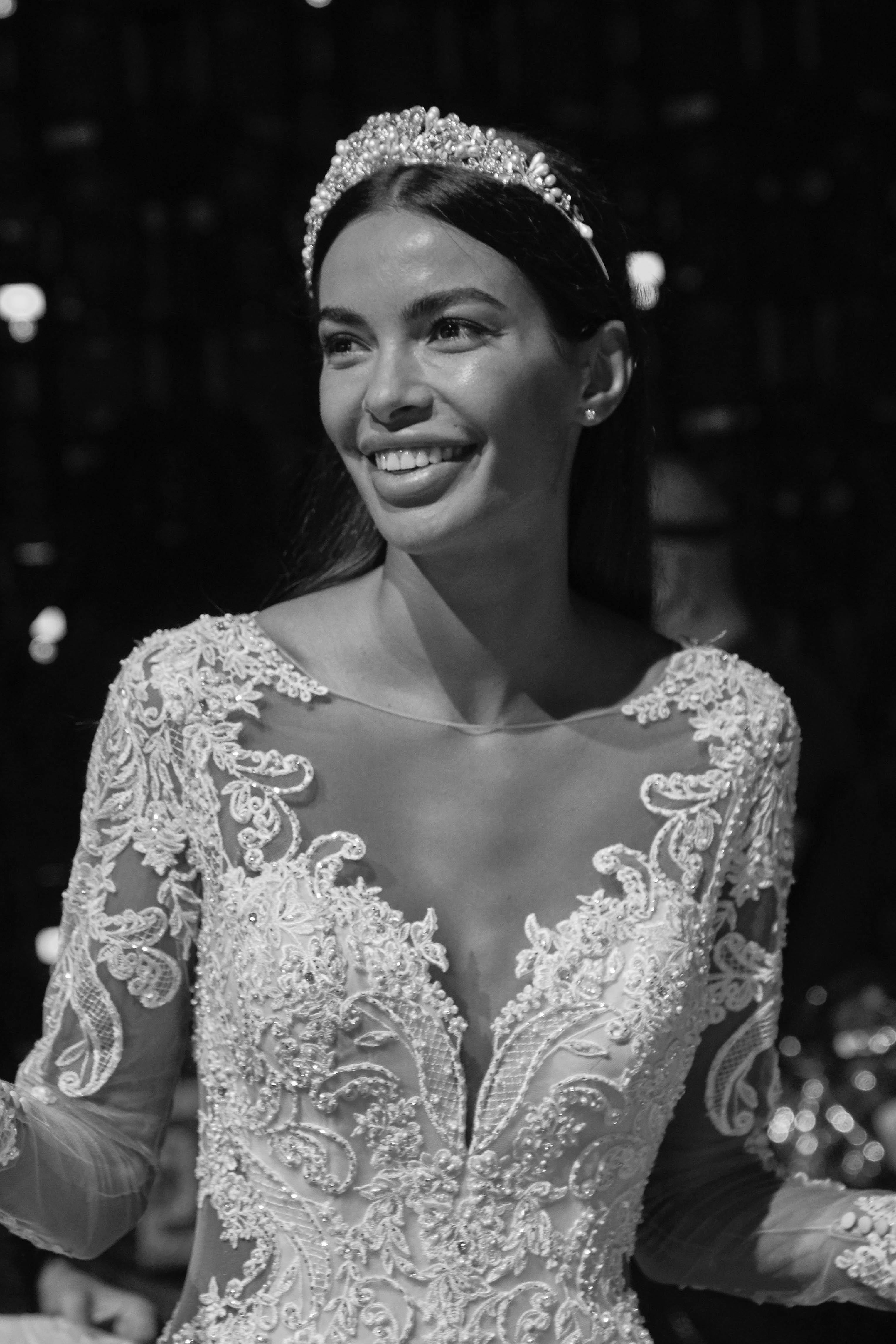 EDEN LUXE Bridal Tiara RANIER Crystal and Freshwater Pearl Headpiece Tiara