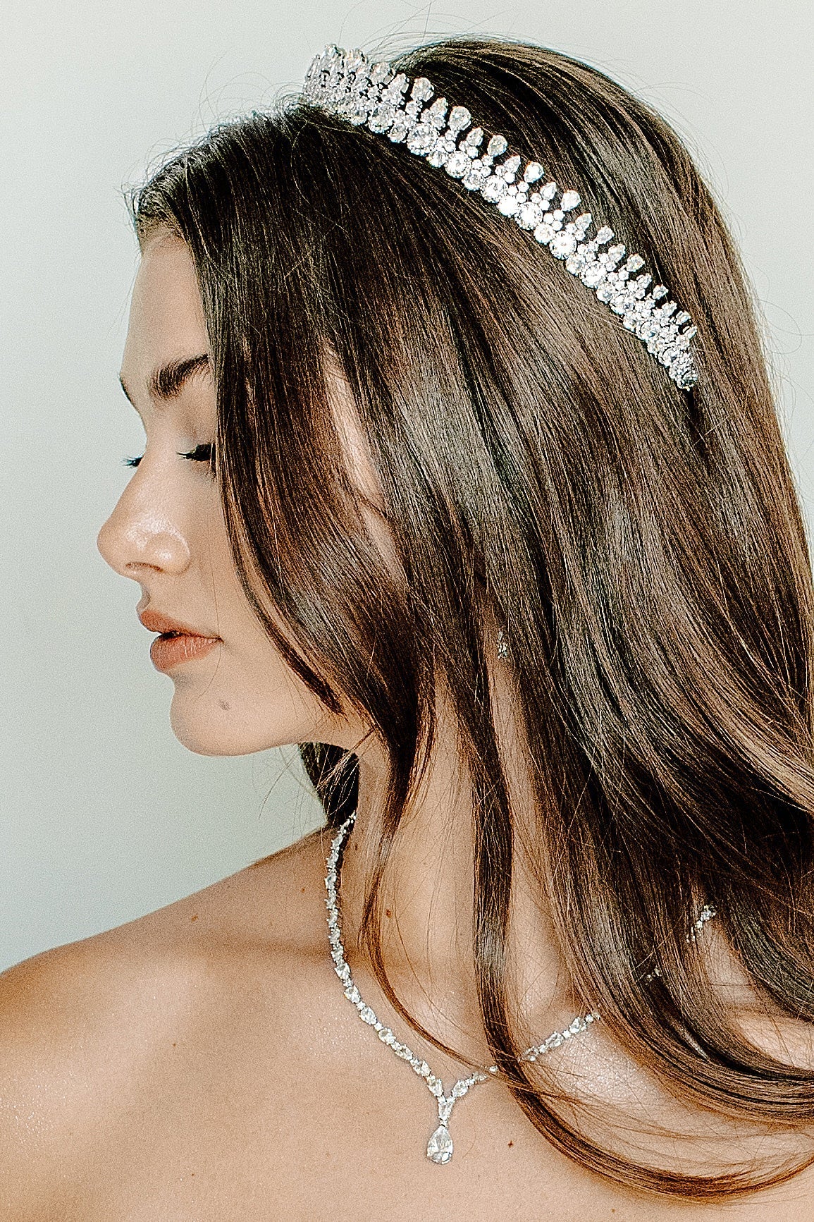 EDEN LUXE Bridal Tiara RAYANA Royal Bridal Crown