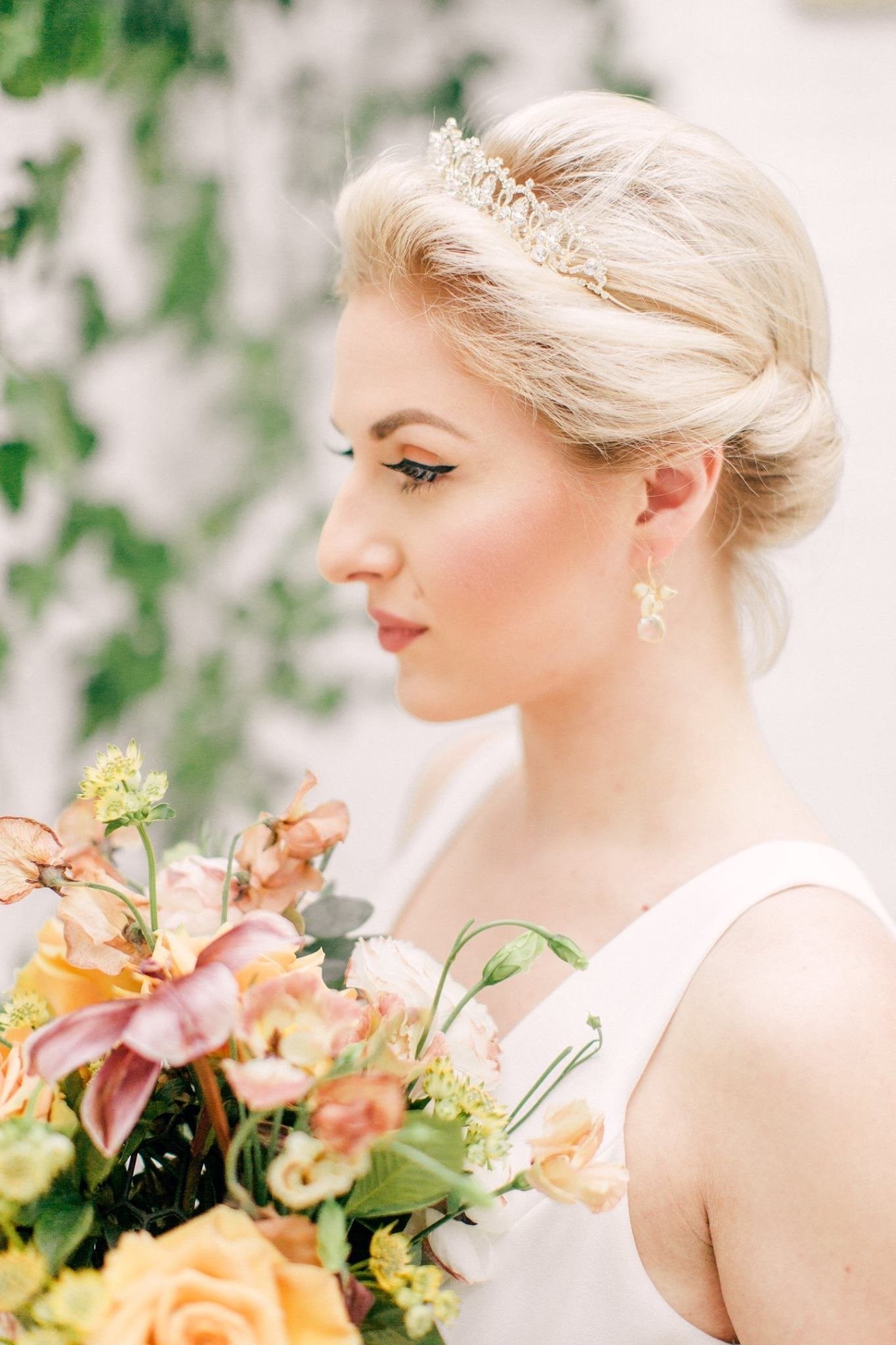 EDEN LUXE Bridal Tiara SERENA Gold Tiara