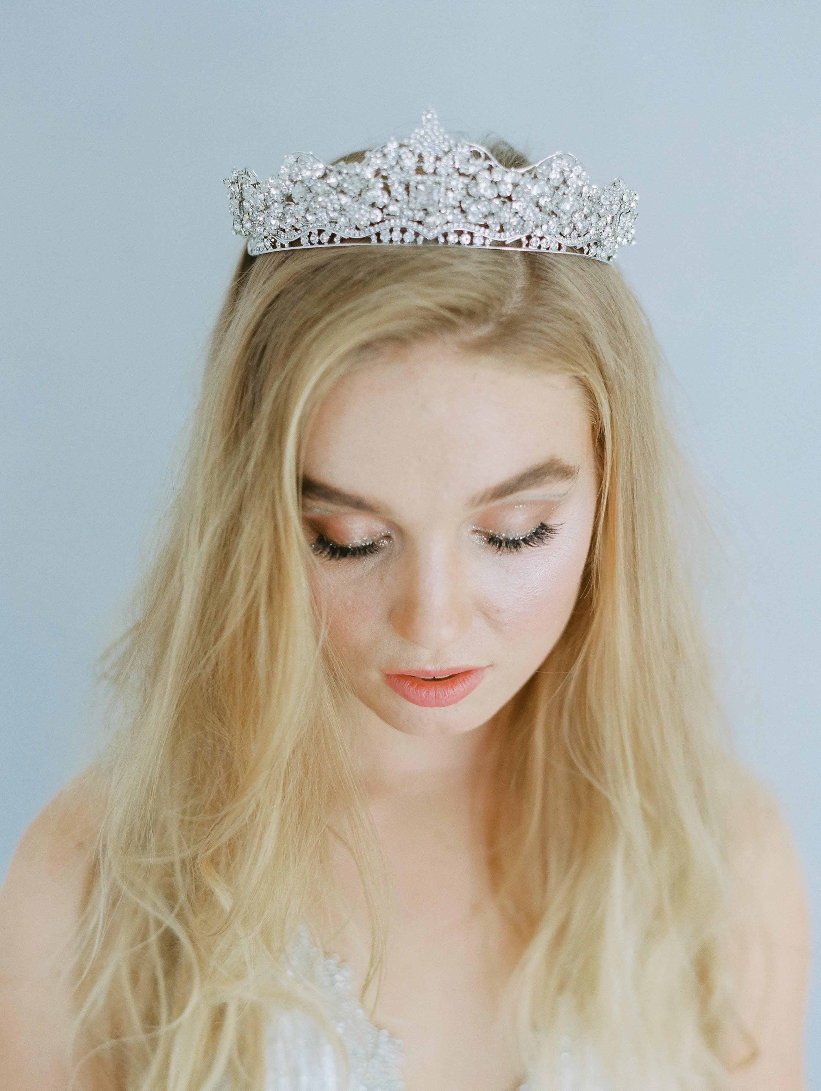 EDEN LUXE Bridal Tiara SHELLIE Gold Bridal Tiara