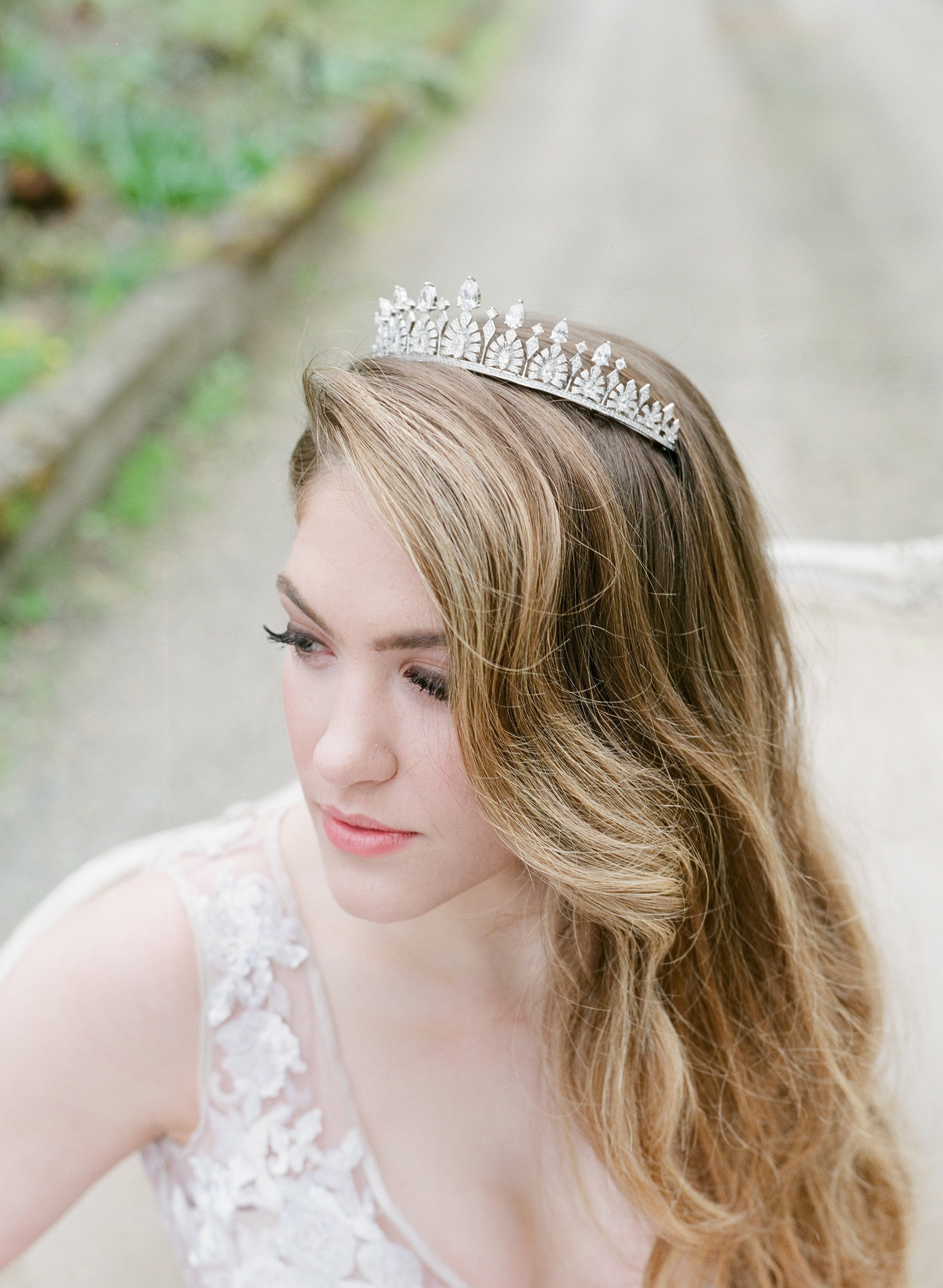 EDEN LUXE Bridal Tiara SOFIA Emerald Tiara
