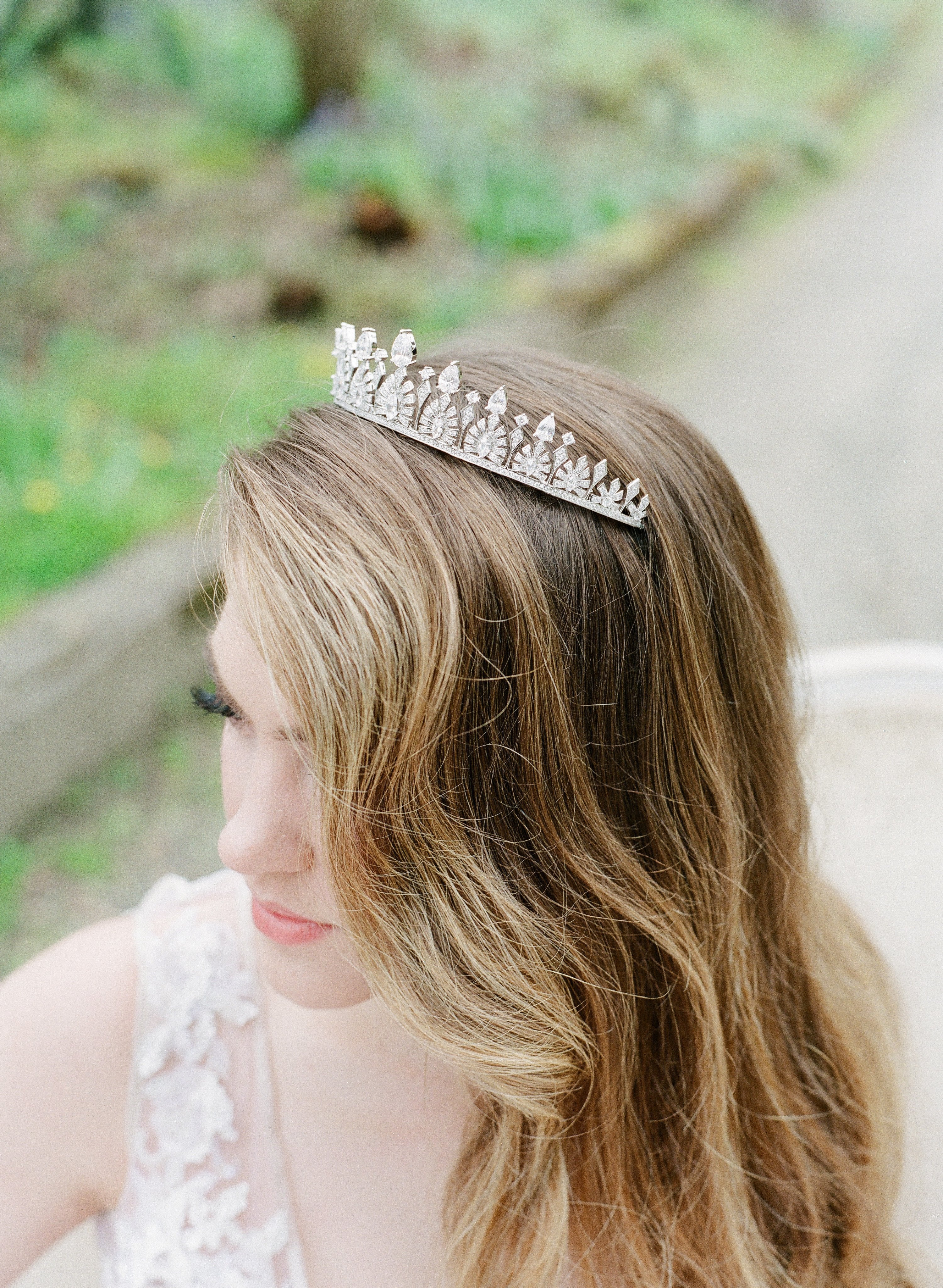 EDEN LUXE Bridal Tiara SOFIA Emerald Tiara