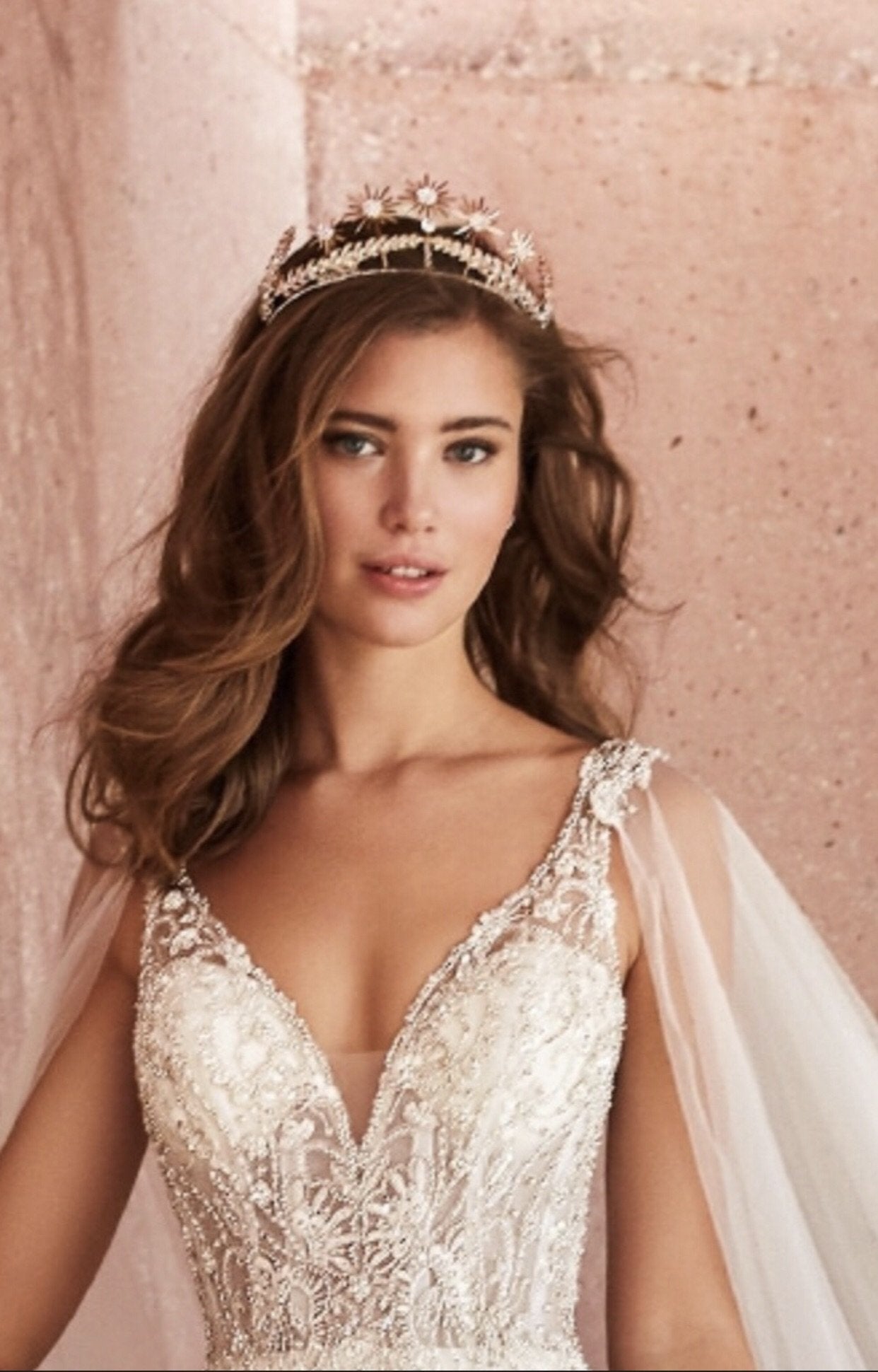 EDEN LUXE Bridal Tiara STARBURST Bridal Tiara