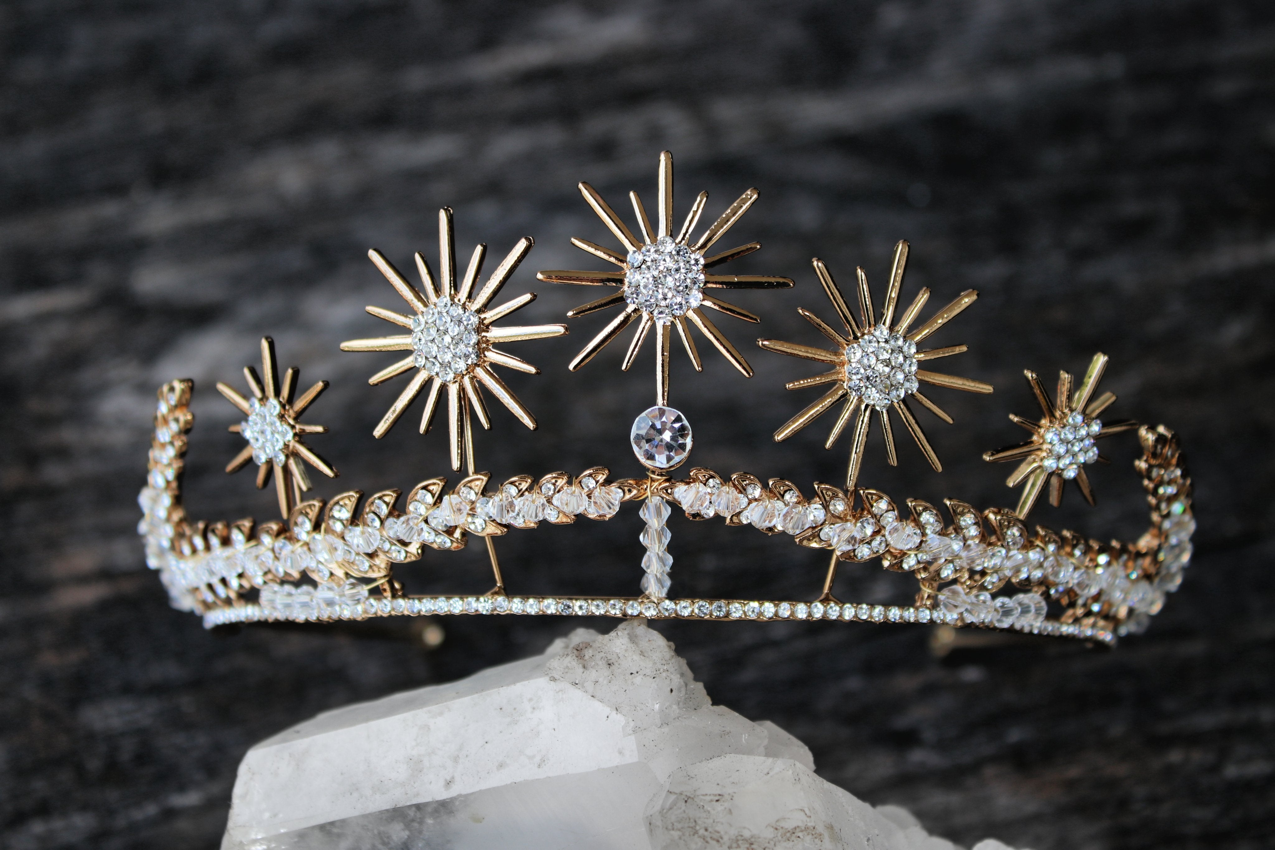 EDEN LUXE Bridal Tiara STARBURST Tiara