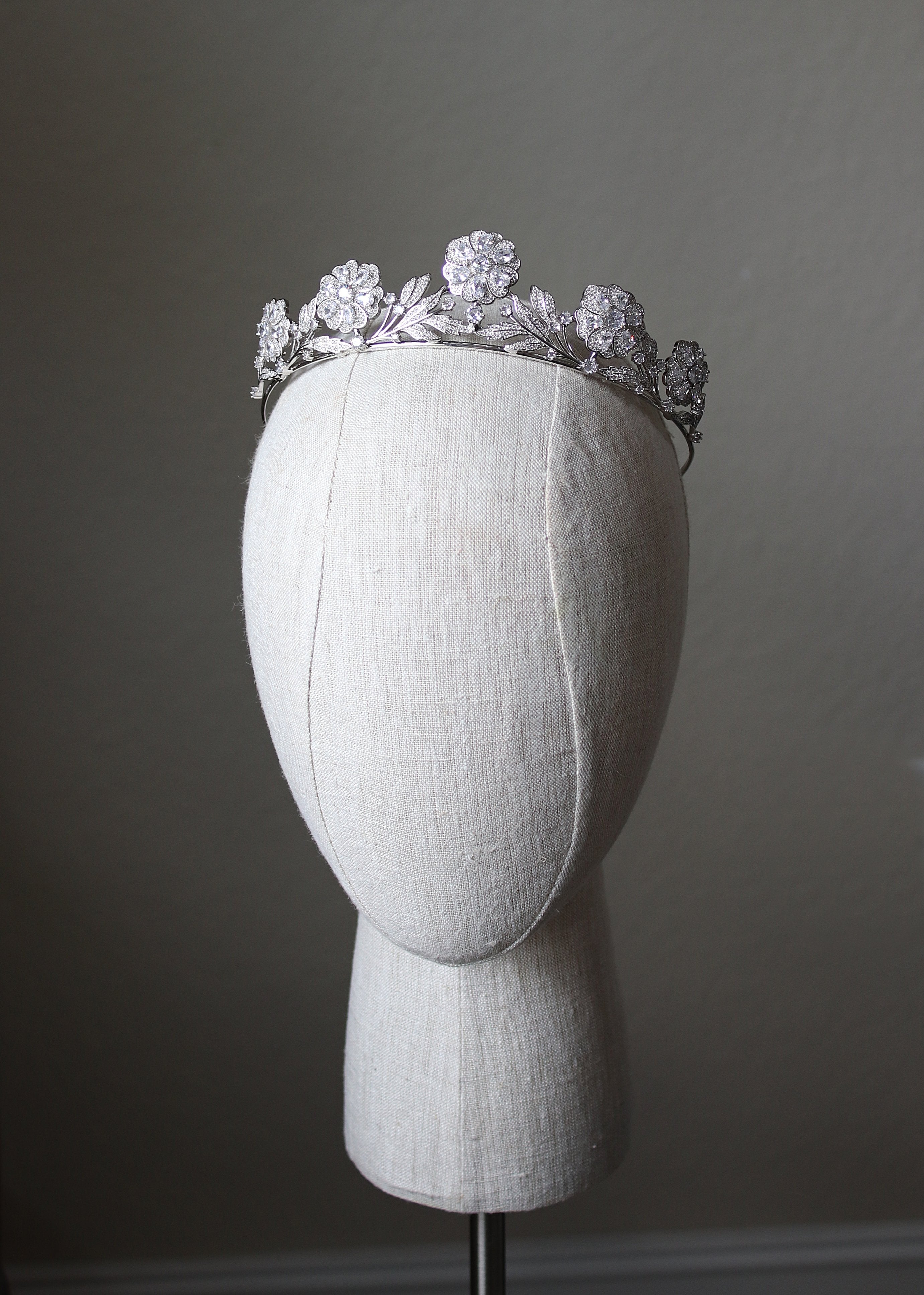 EDEN LUXE Bridal Tiara STRATHMORE ROSE Bridal Tiara