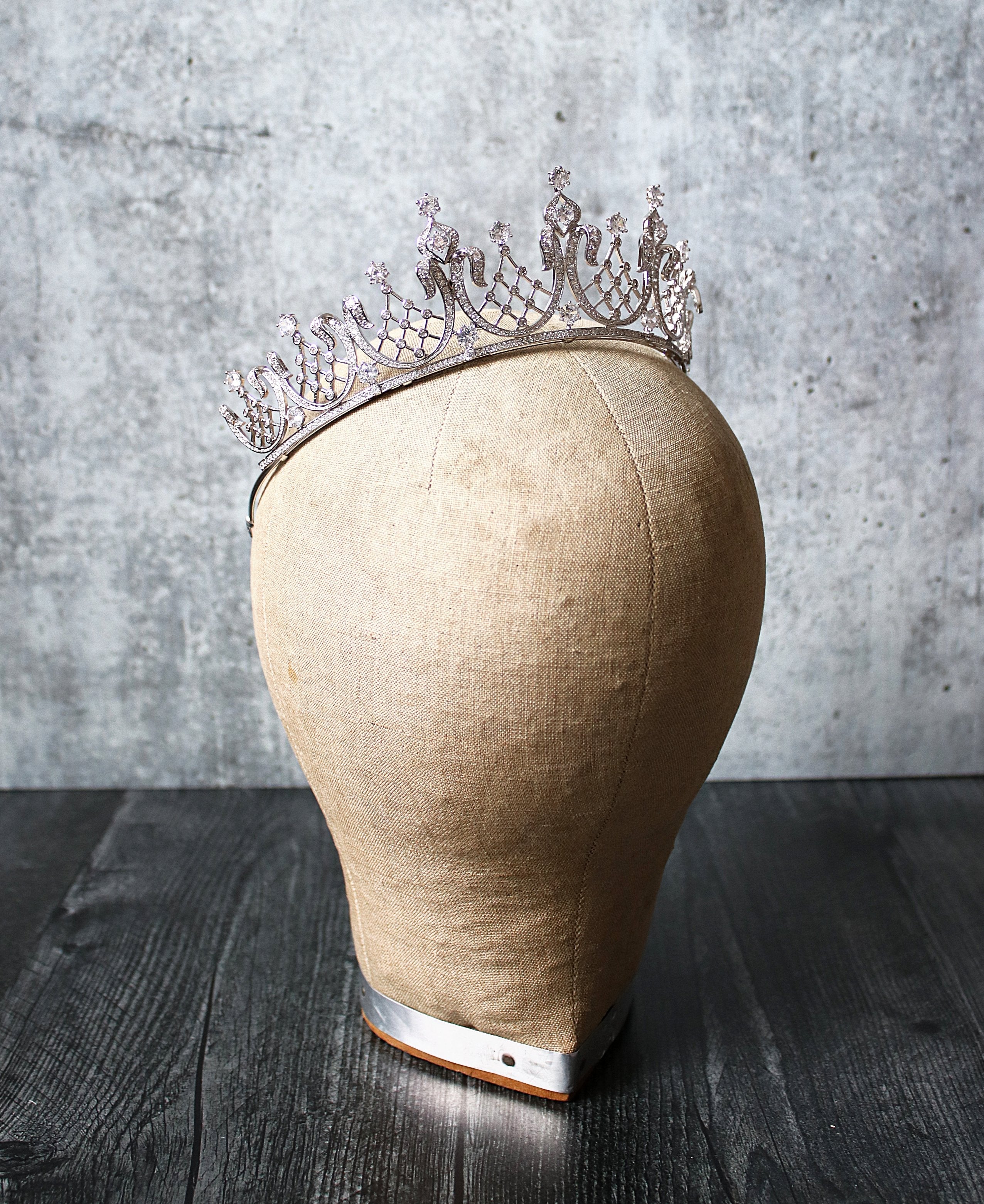 EDEN LUXE Bridal Tiara TAYLOR TODD Simulated Diamond Tiara