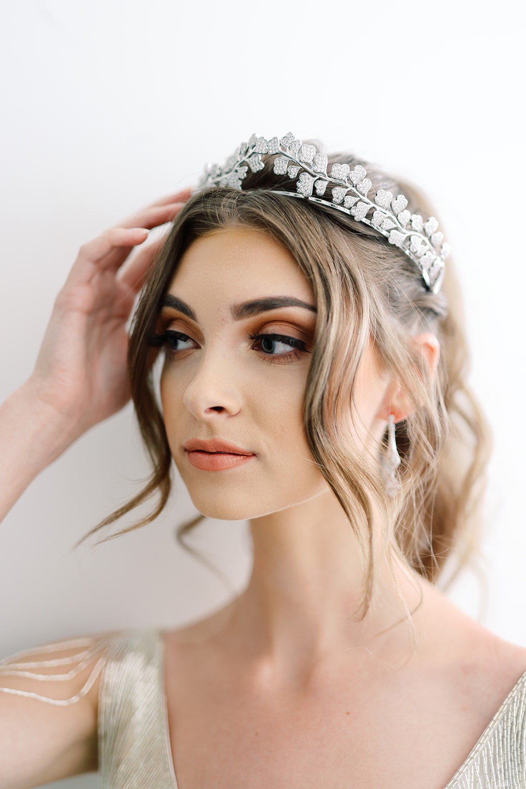 EDEN LUXE Bridal Tiara, Tiaras PIPPA Simulated Diamond Tiara