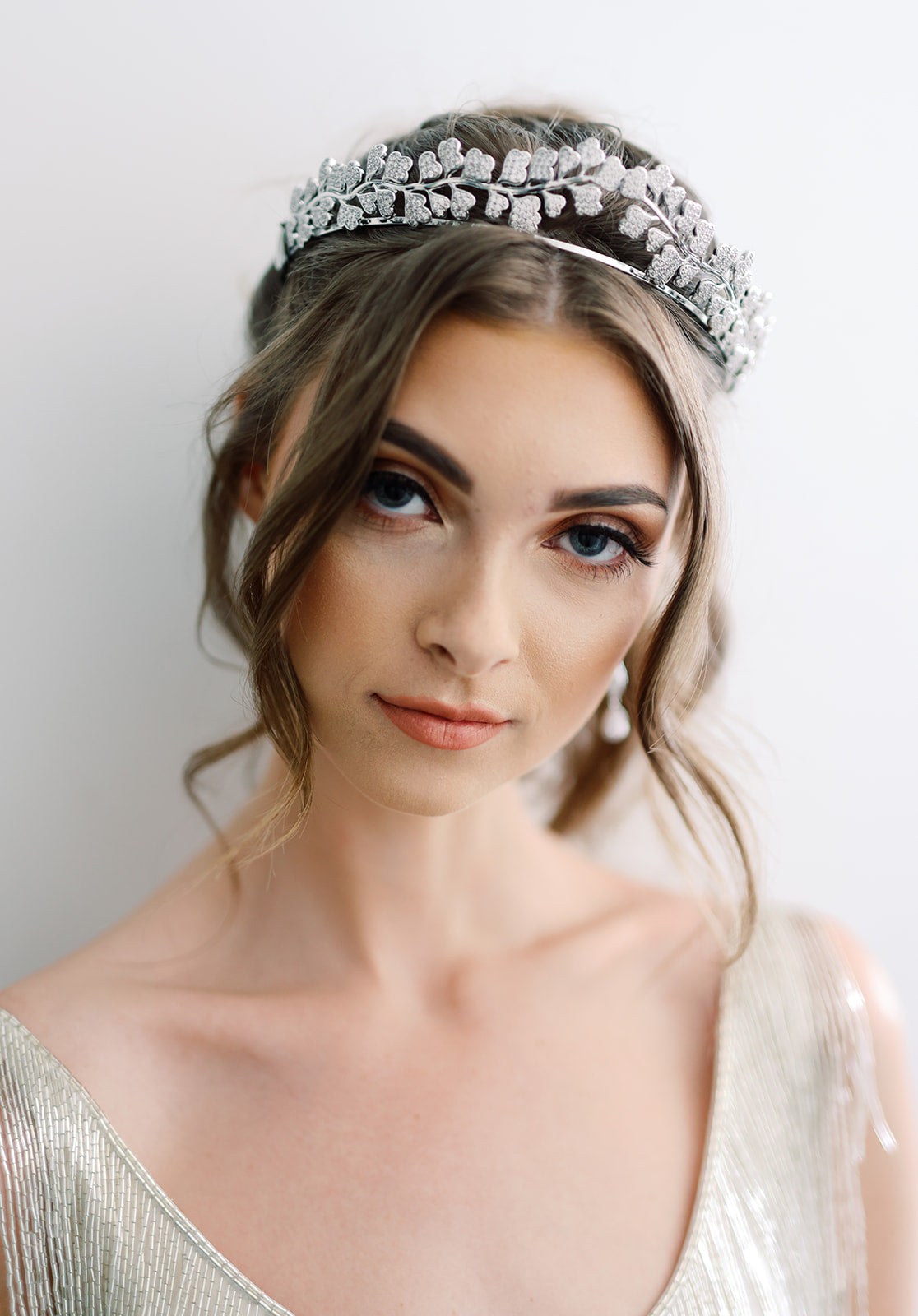 EDEN LUXE Bridal Tiara, Tiaras PIPPA Simulated Diamond Tiara
