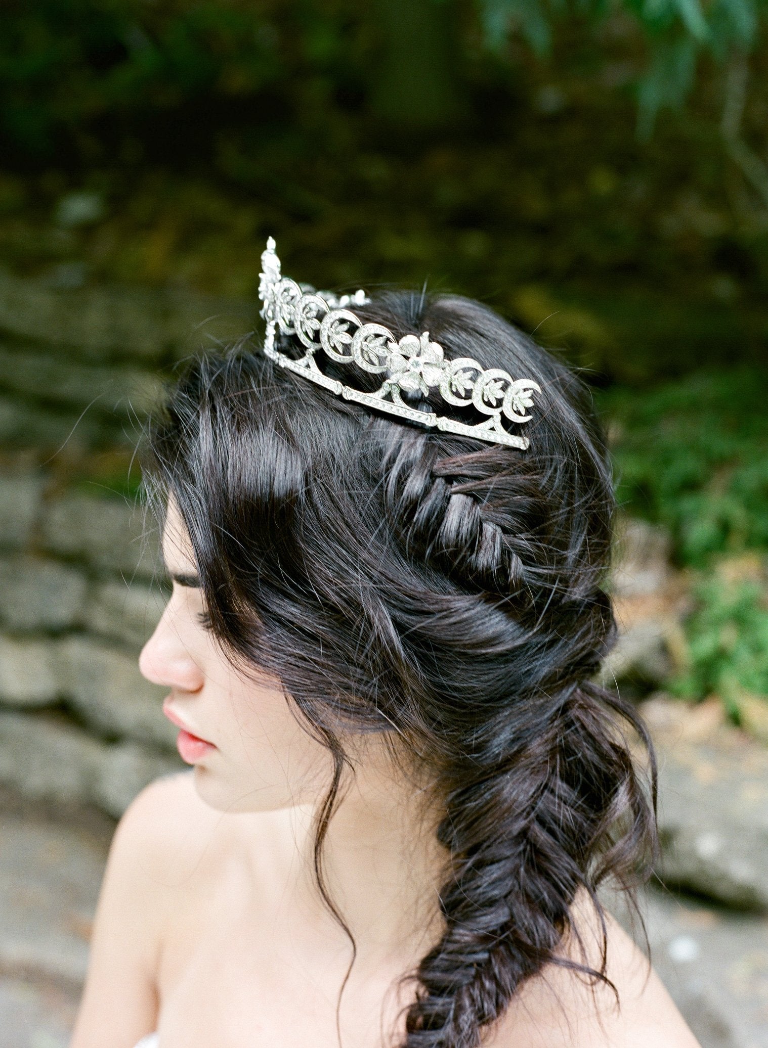 EDEN LUXE Bridal Tiaras INA Art Deco Wedding Tiara