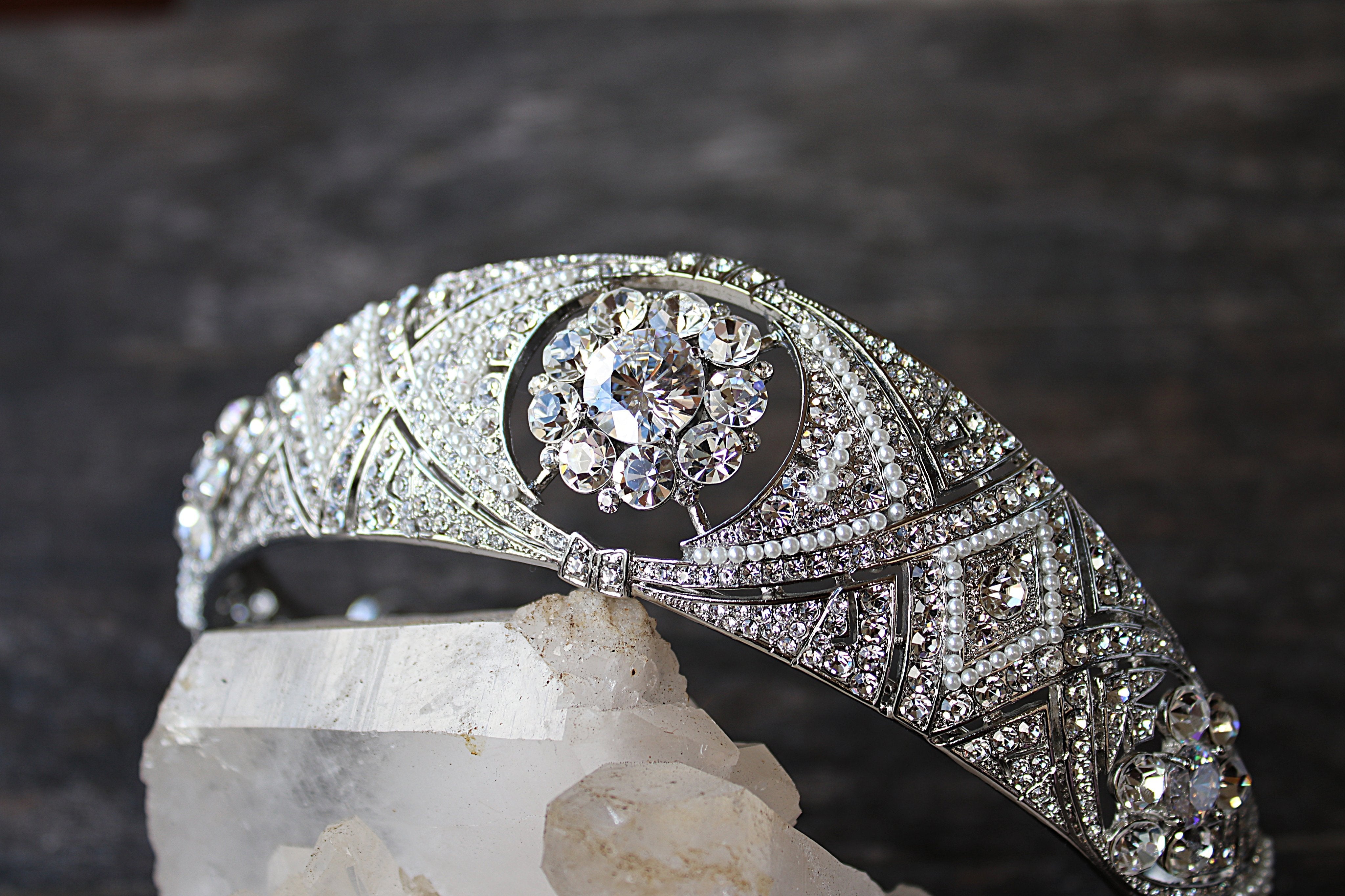 EDEN LUXE Bridal Tiaras MEGHAN Bridal Tiara