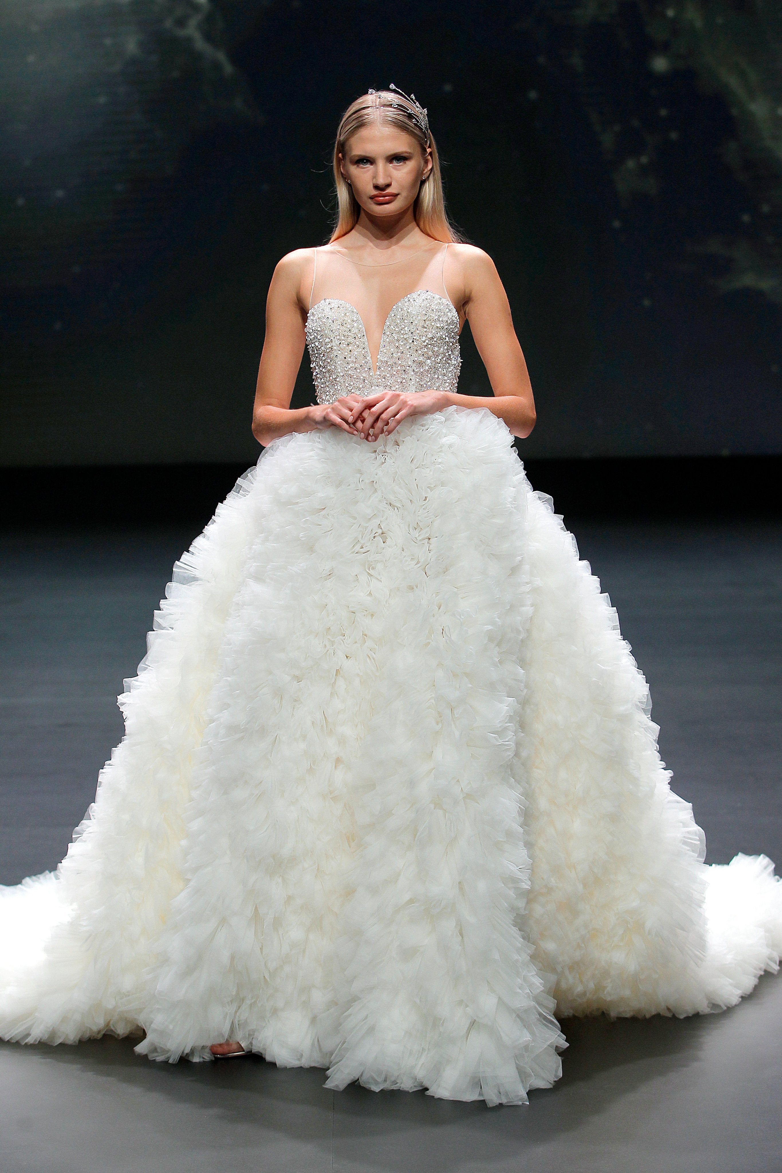 EDEN LUXE Bridal Tiaras PRINCESS CHARLENE Tiara