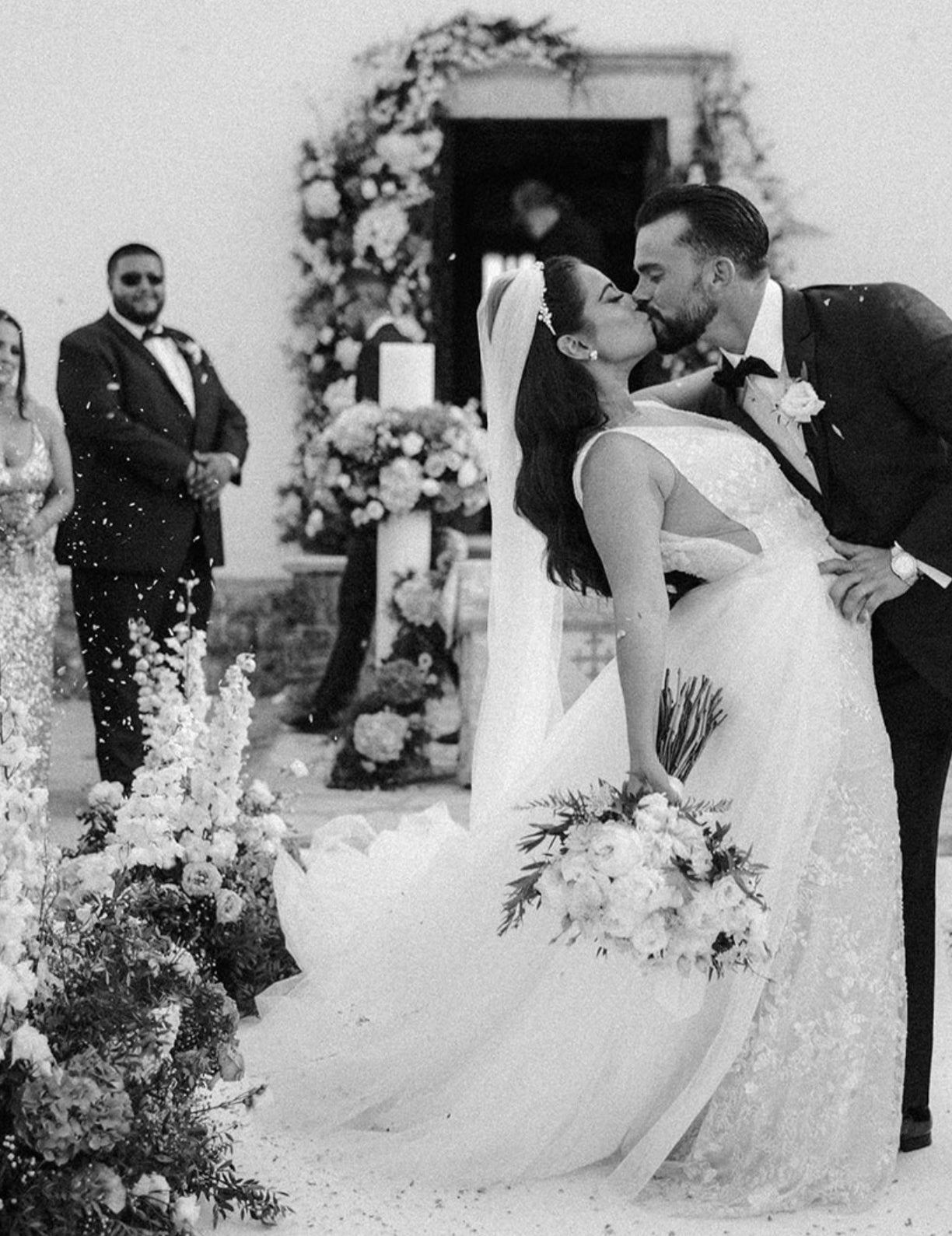 EDEN LUXE Bridal Tiaras RILEY Gold Crystal and Pearl Headpiece Tiara