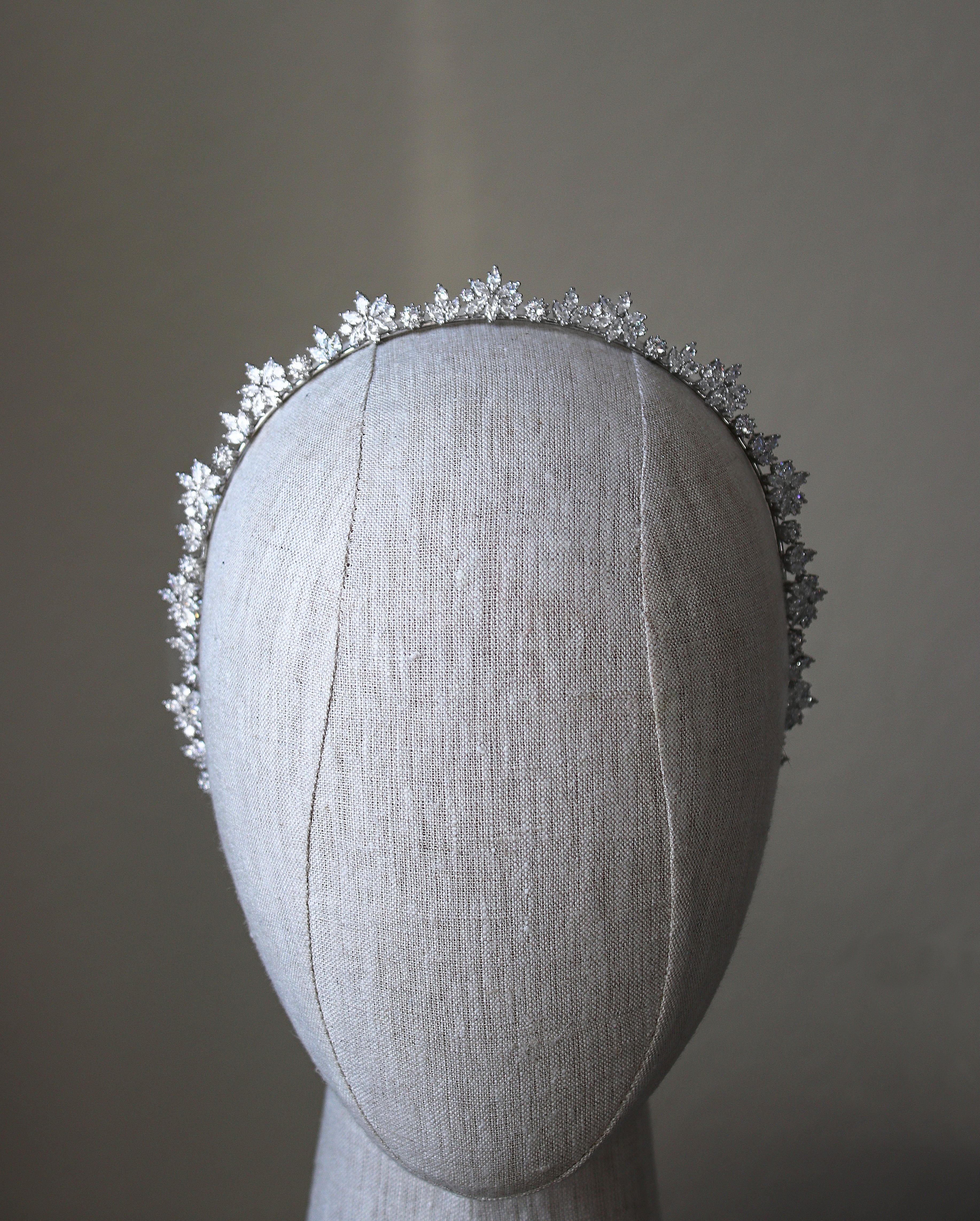 EDEN LUXE Bridal Tiaras SAMANTHA Simulated Diamond Headband Tiara