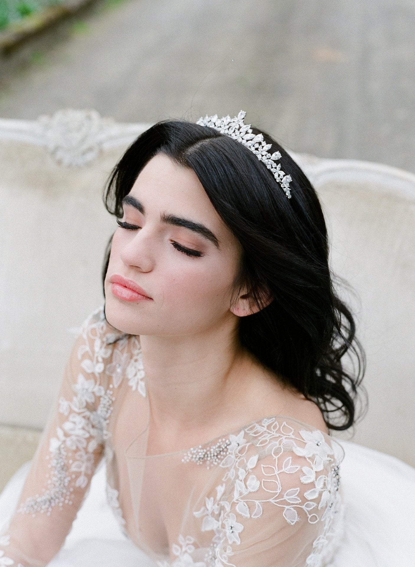 EDEN LUXE Bridal Tiaras Silver VERONA Tiara