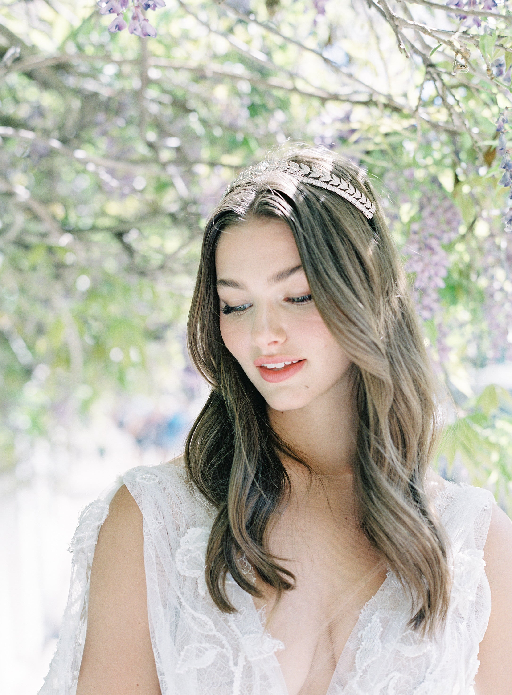 EDEN LUXE Bridal Tiaras TILLERSON Simulated Diamond Wedding Tiara