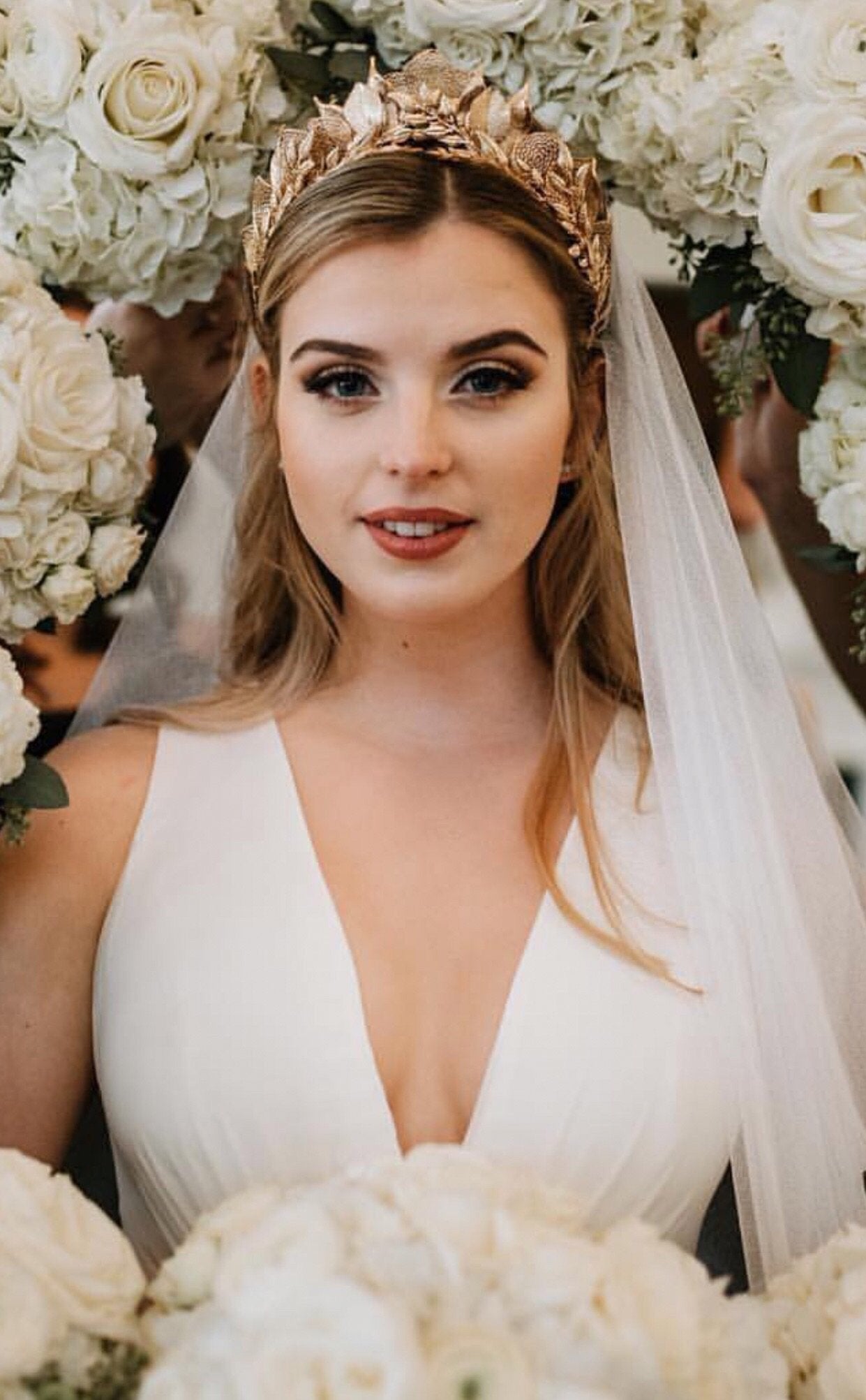 EDEN LUXE Bridal Veil CORTLAND English Net Ballet Length Drop Veil