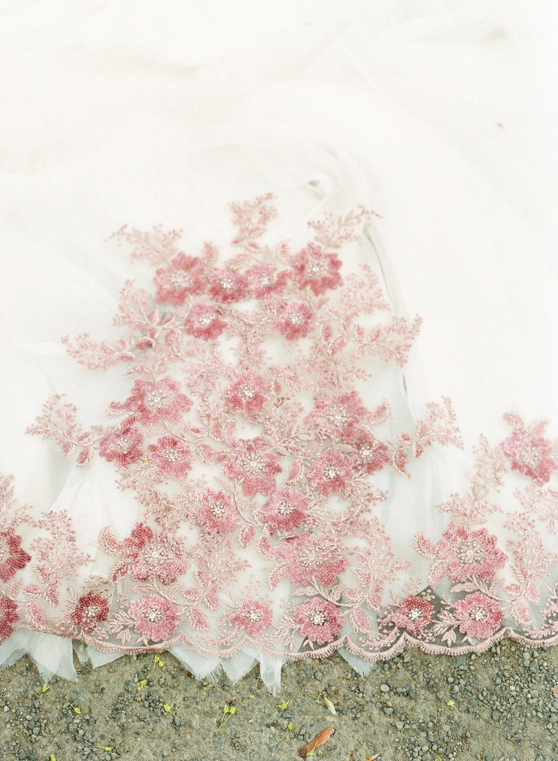 EDEN LUXE Bridal Veil FREYA Couture Beaded Cathedral Veil