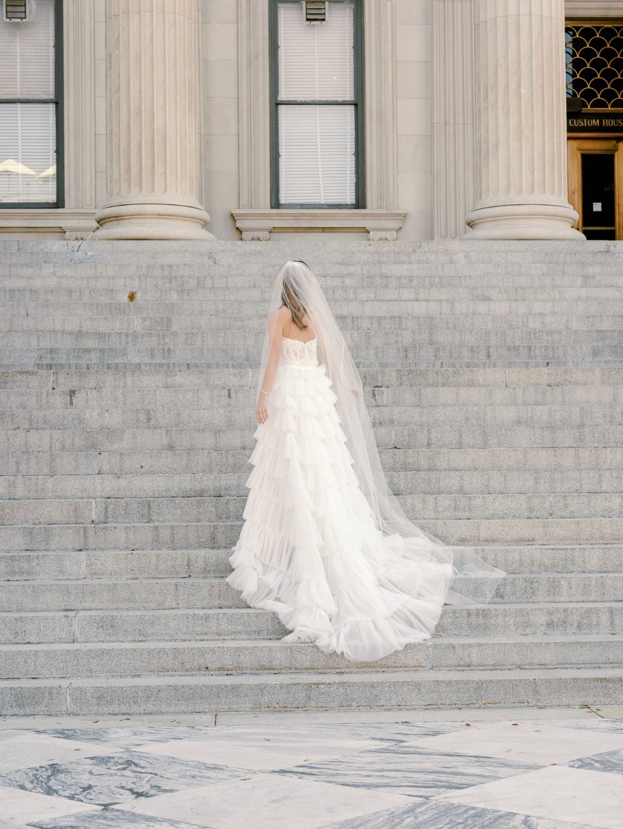 EDEN LUXE Bridal Veil WILHELMINA Cathedral Bridal Veil 108 Inch