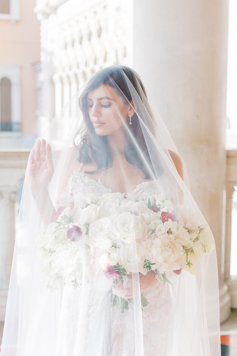 EDEN LUXE Bridal Veils LUCINDA Lace Drop Cathedral Bridal Veil