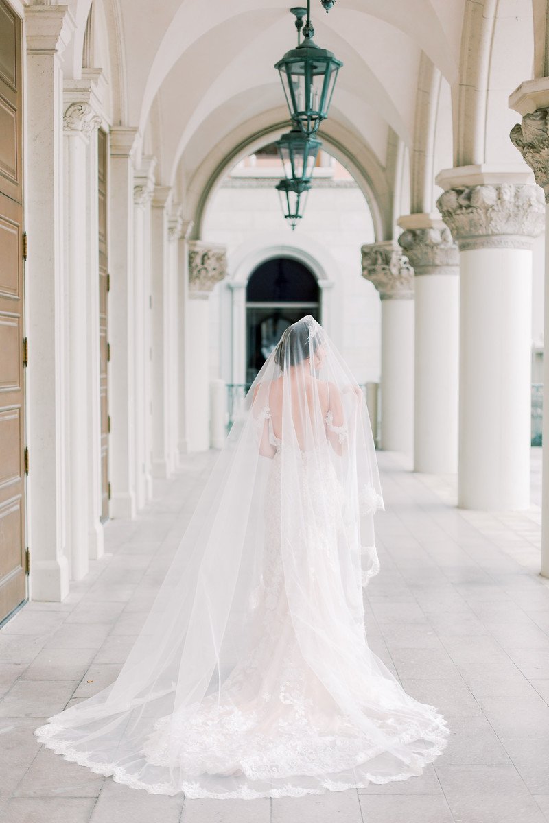 EDEN LUXE Bridal Veils PIPPA Lace Cathedral Drop Veil