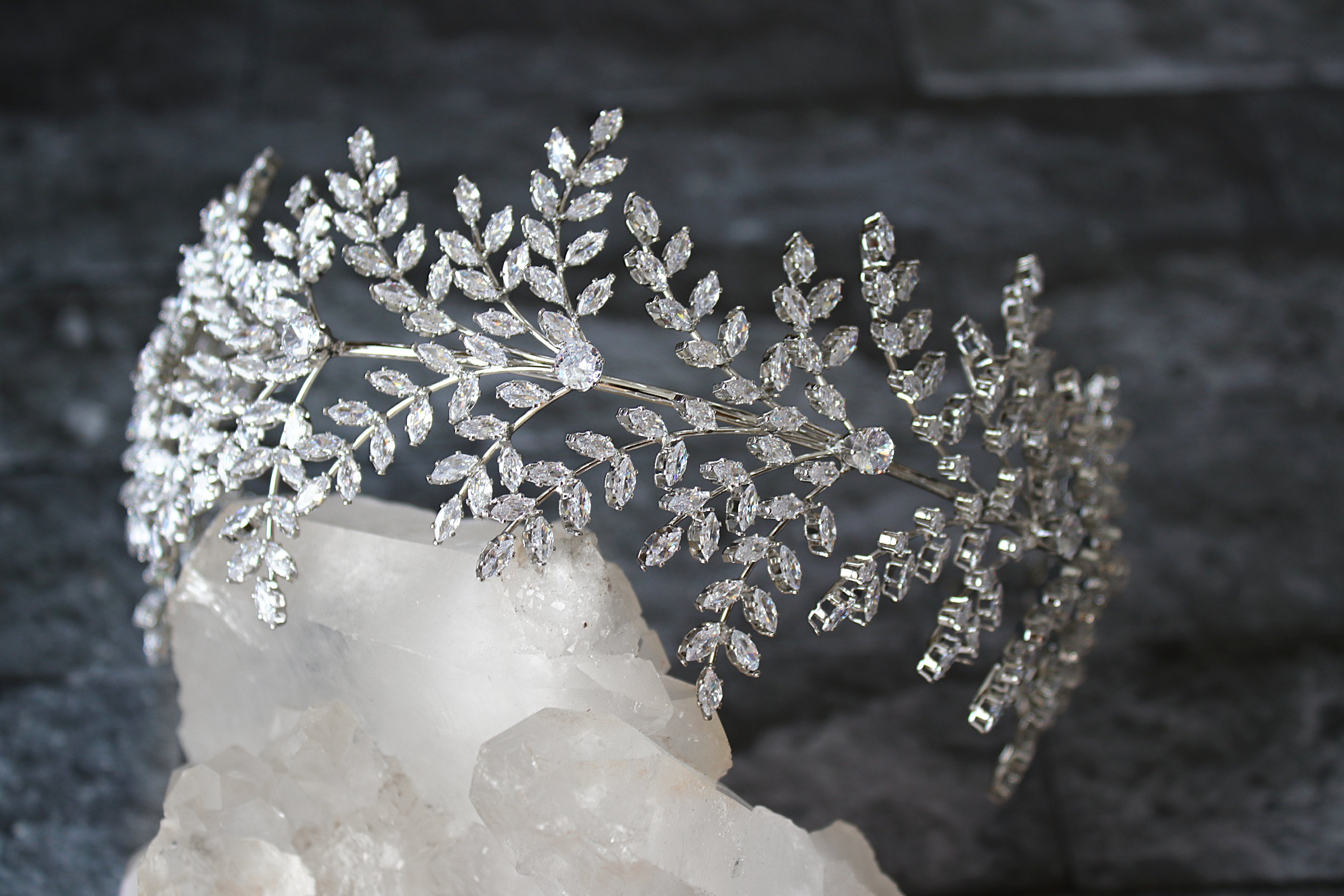 CELINE Wide Bridal Headpiece | EDEN LUXE Bridal