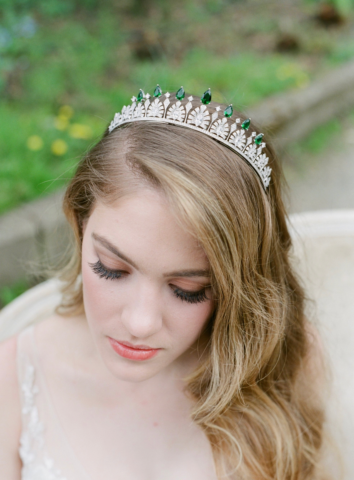 SOFIA Emerald Tiara