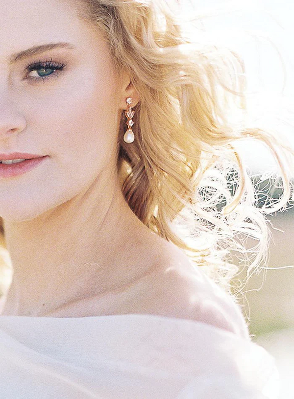Pearl Bridal Earrings | EDEN LUXE Bridal
