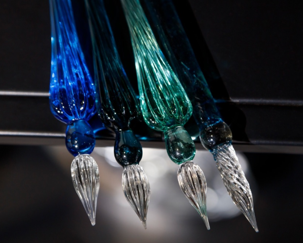 Herbin Glass Dip Pens: Turquoise