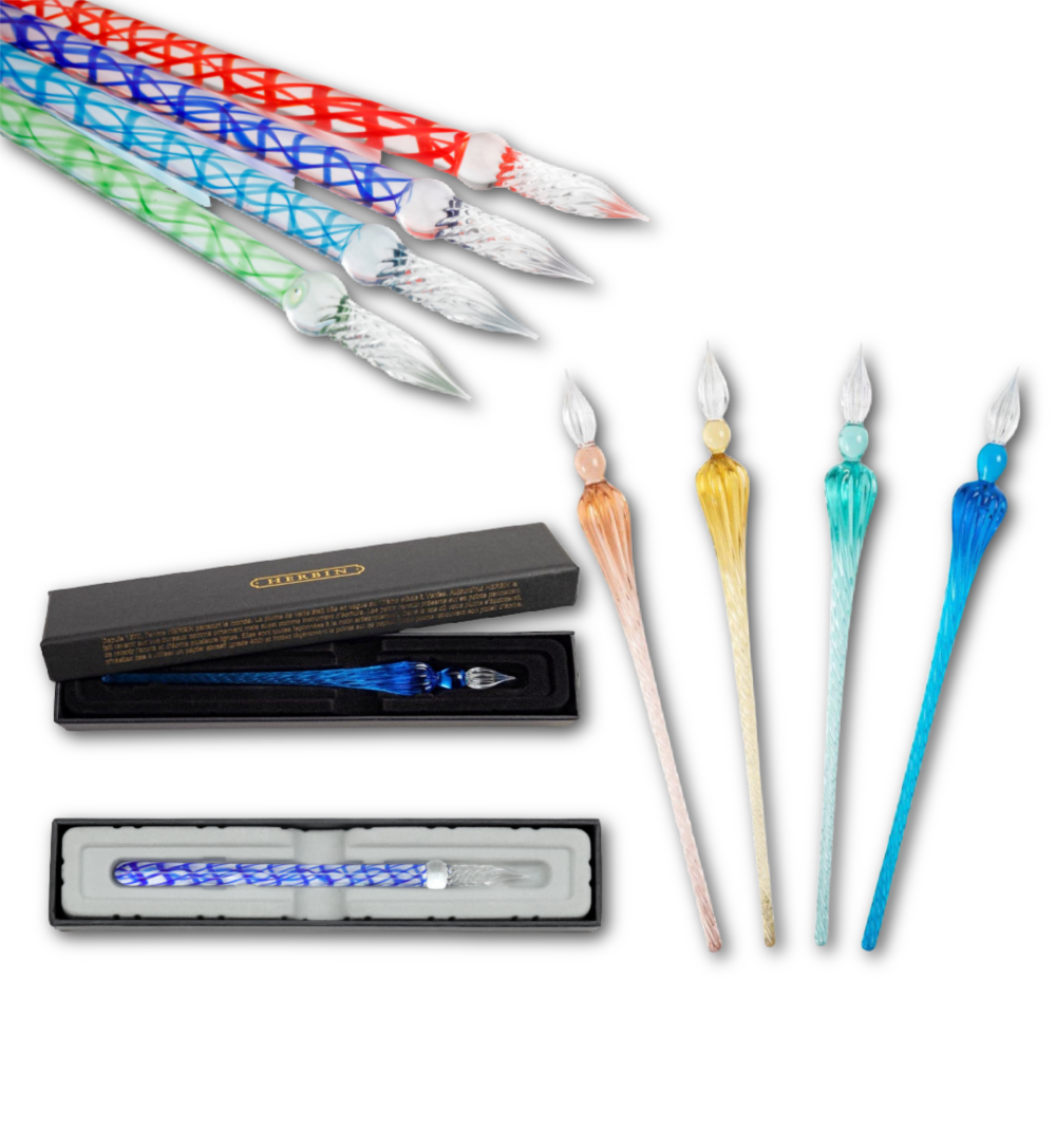 Herbin Glass Dip Pens: Clear