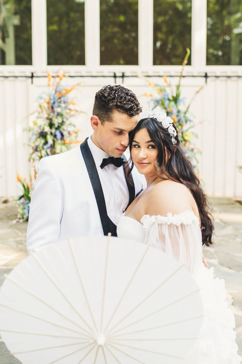 Floral Bridal Headband | EDEN LUXE Bridal