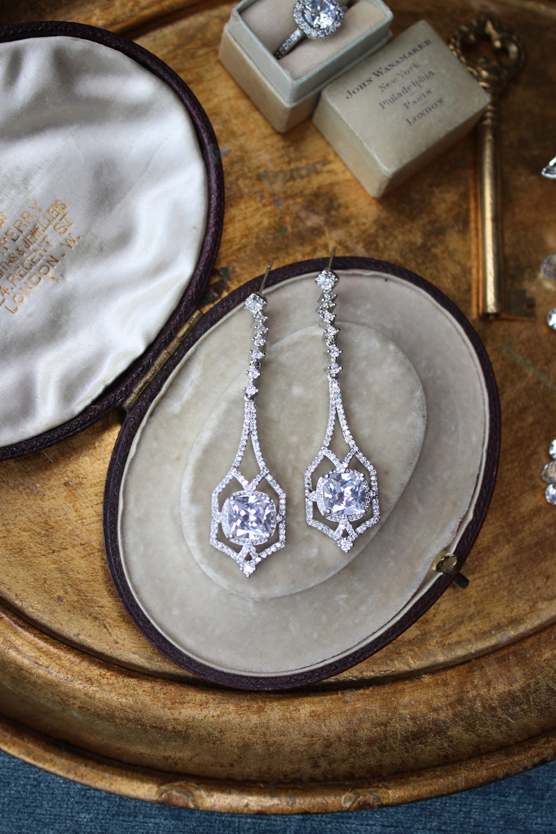 Art Deco Bridal Earrings | EDEN LUXE Bridal 