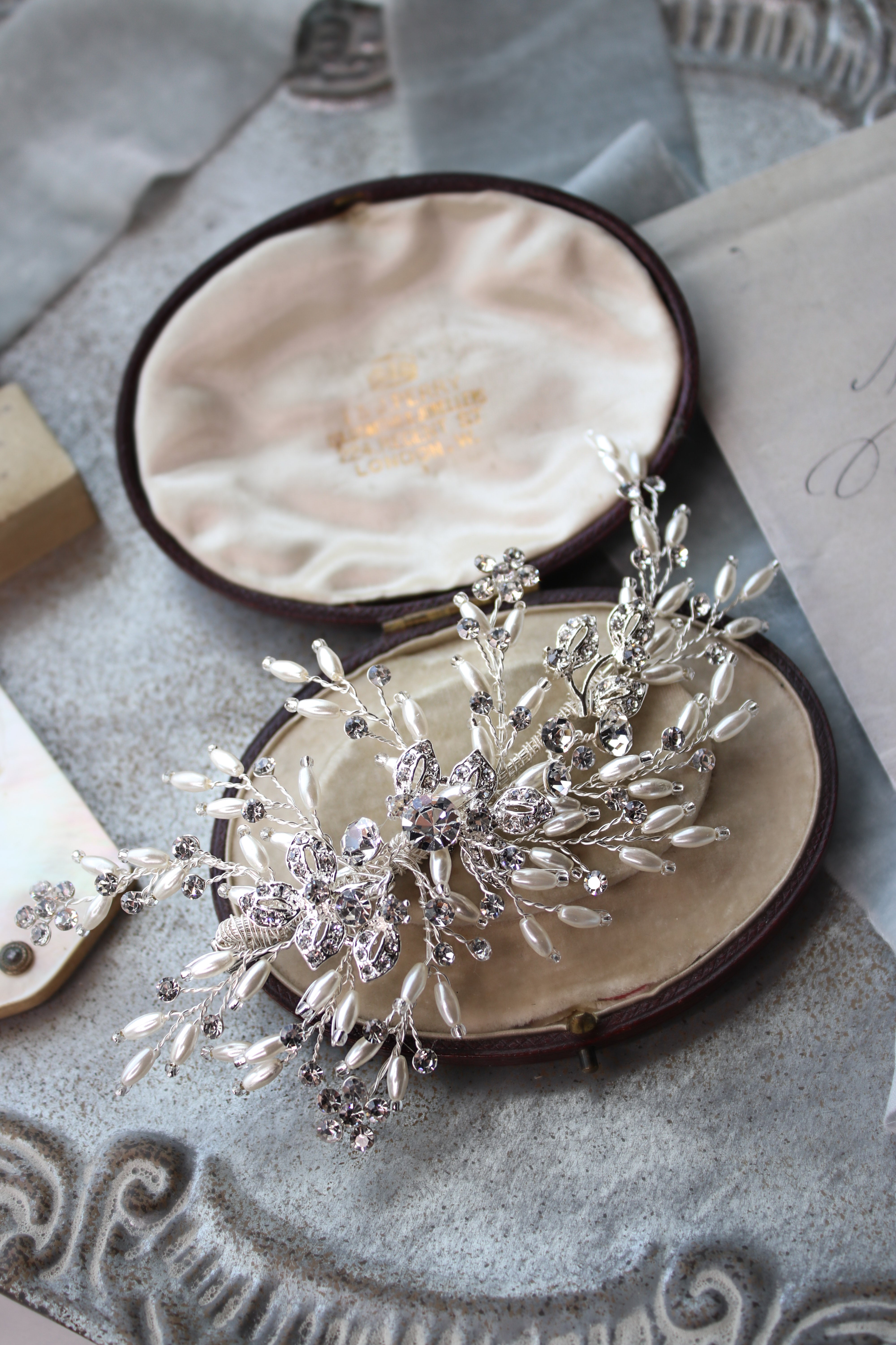 Pearl Bridal Hair Accessories Hair Clip | EDEN LUXE Bridal 