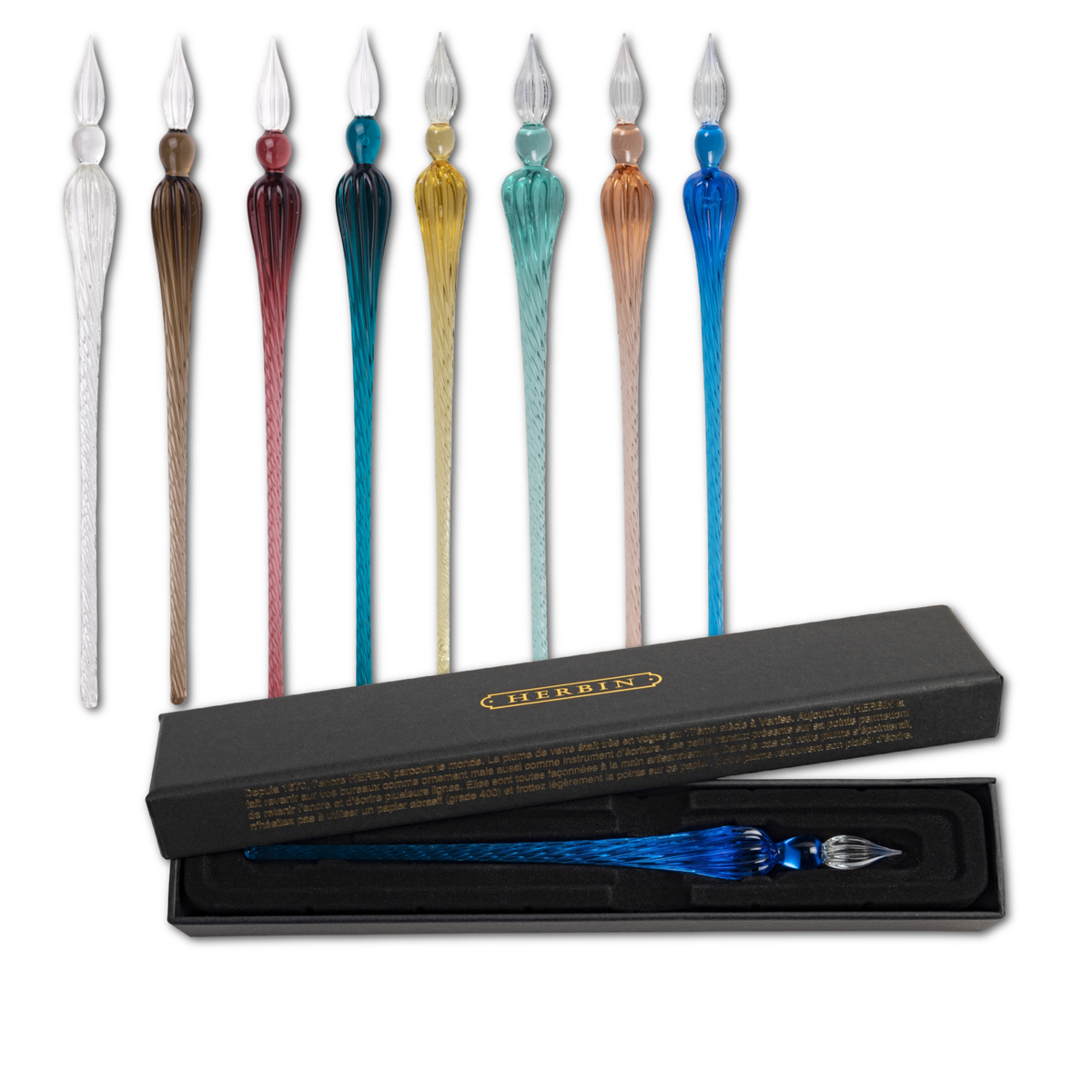 Herbin Glass Dip Pens: Clear