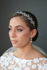 Headband for Bride Earrings For Bride | EDEN LUXE Bridal