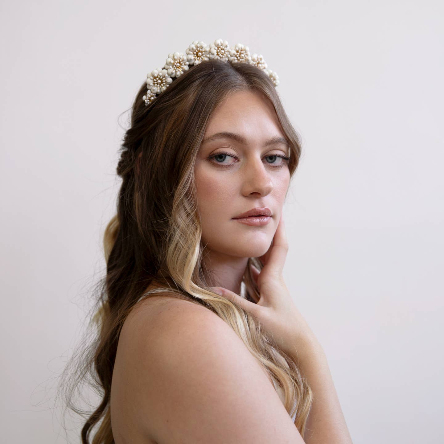 Floral Tiara for Weddings | EDEN LUXE Bridal 