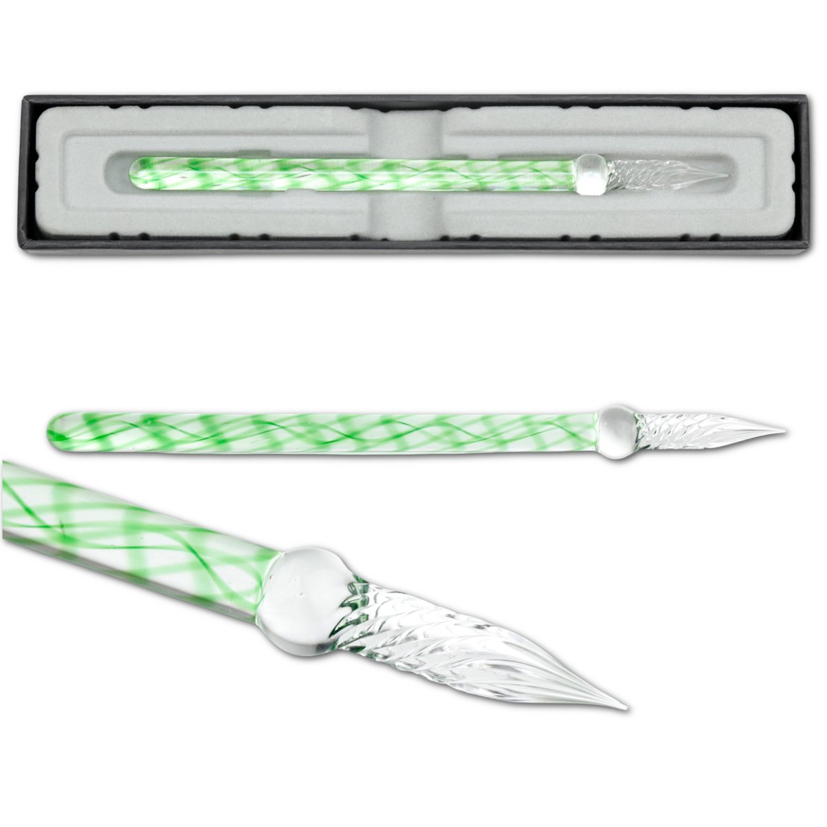 Herbin Glass Dip Pens: Clear