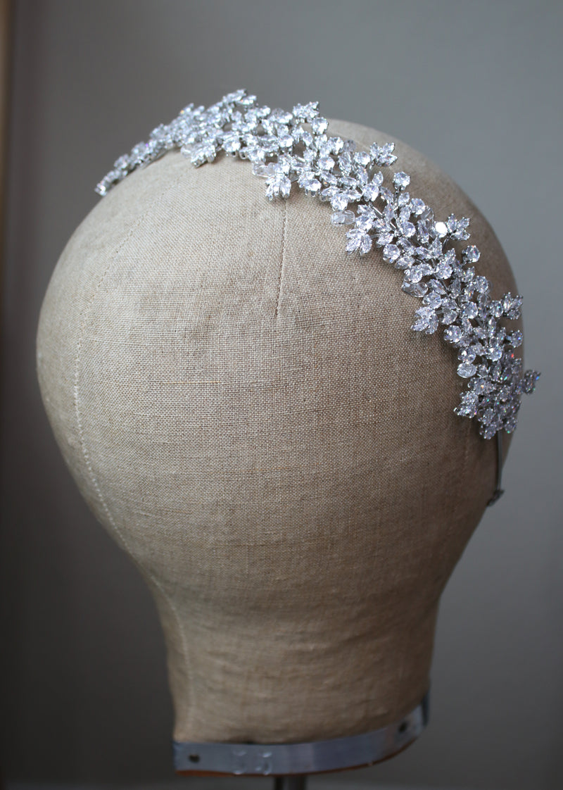 Wide Wedding Headband - WILLA Headband | EDEN LUXE Bridal