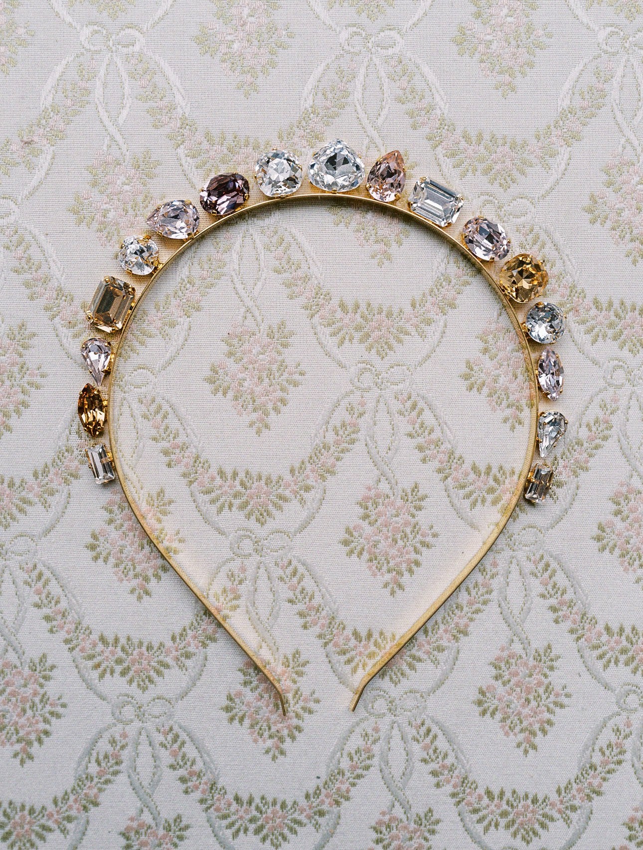 RACHEL Halo Everyday Tiara – 14k Gold Plated Swarovski Crystal Headband, Sophie Kaye x EDEN LUXE Everyday