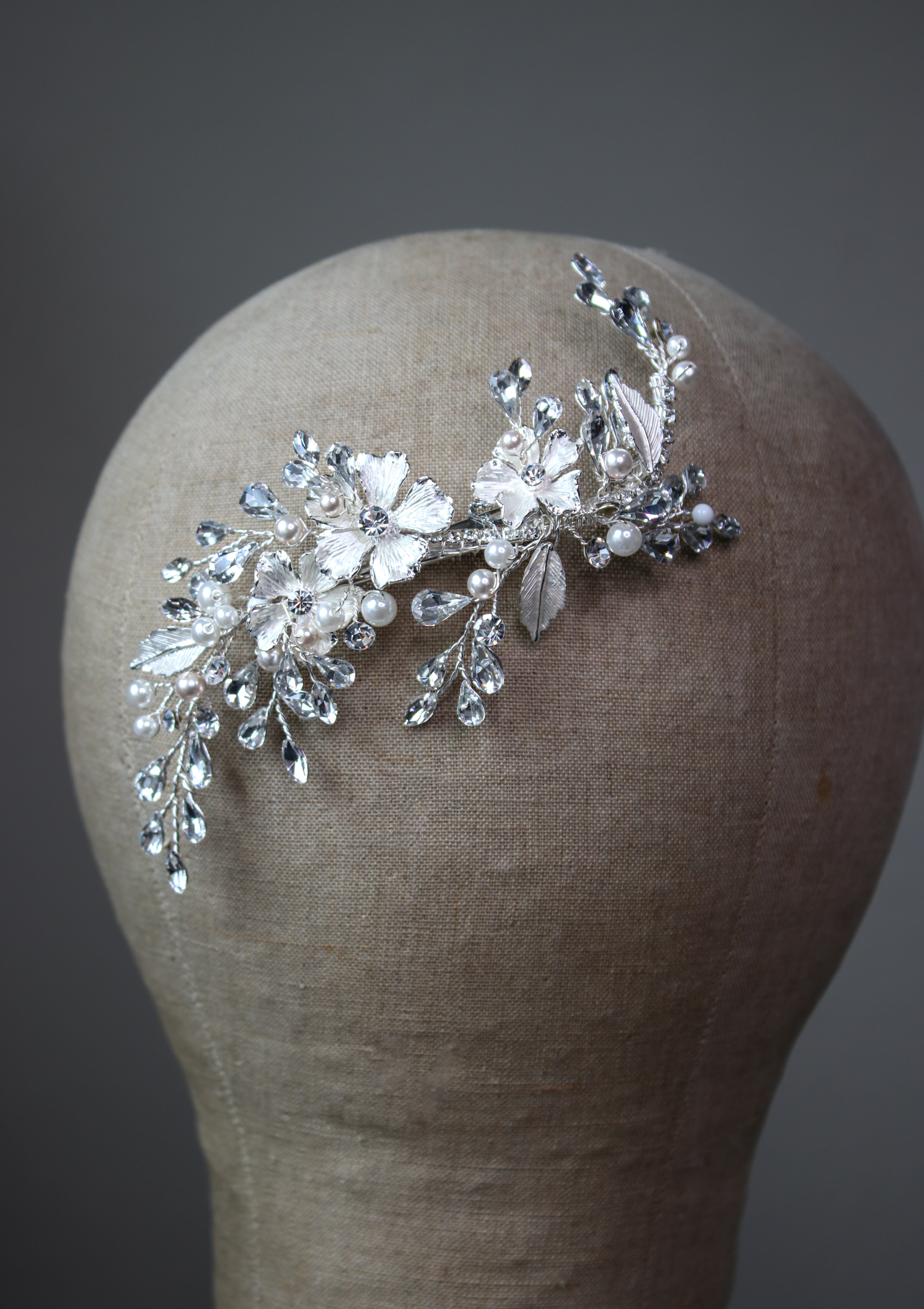 Floral Hair Clip for Brides Wedding Hair Accessories | EDEN LUXE Bridal