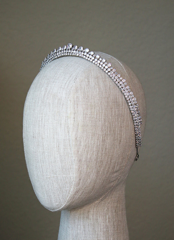 ASTOR Simulated Diamond Headband Tiara